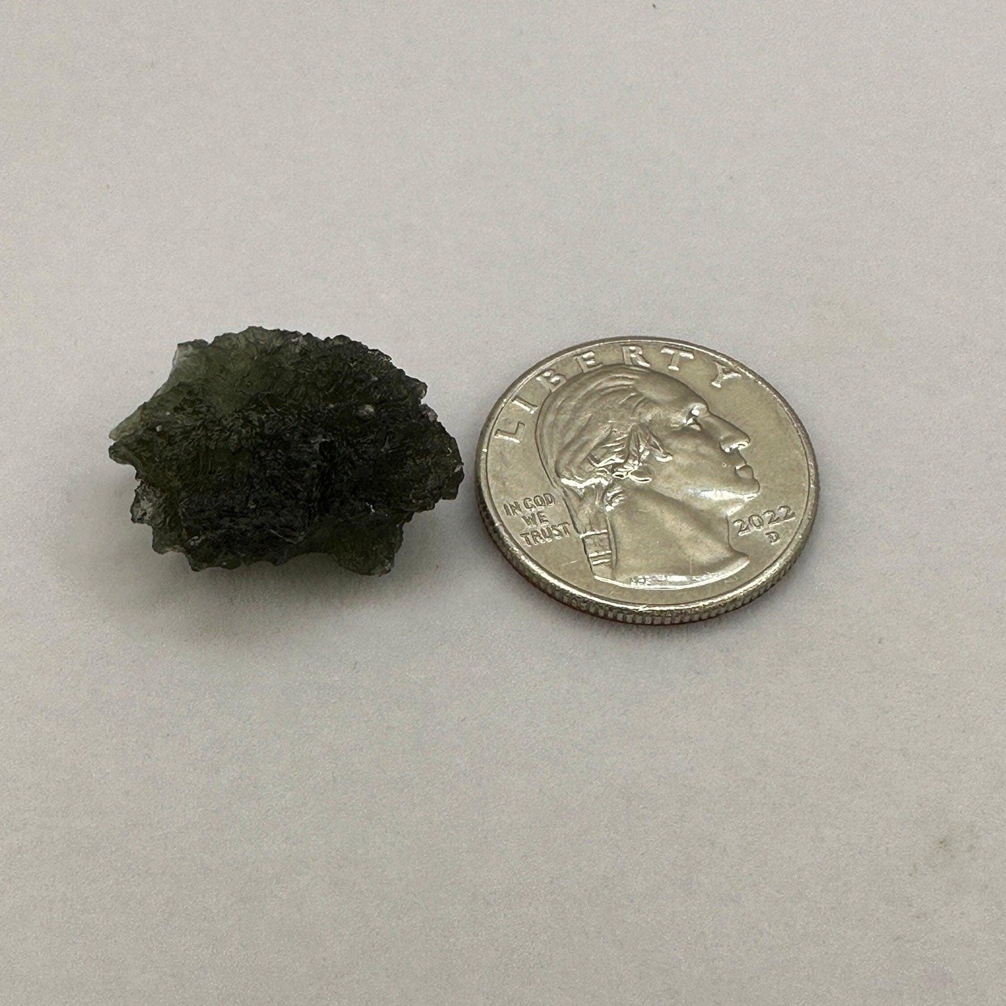 Authentic Moldavite Specimen, Czech Tektite, 4.70 grams