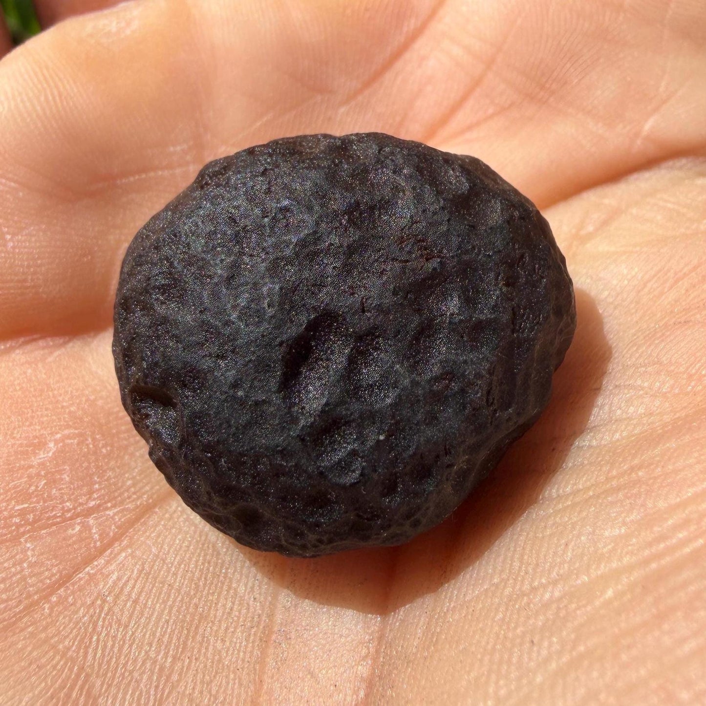 Saffordite Stone: Rare Cintamani, Arizona Pseudo-Tektite -16.28 Grams