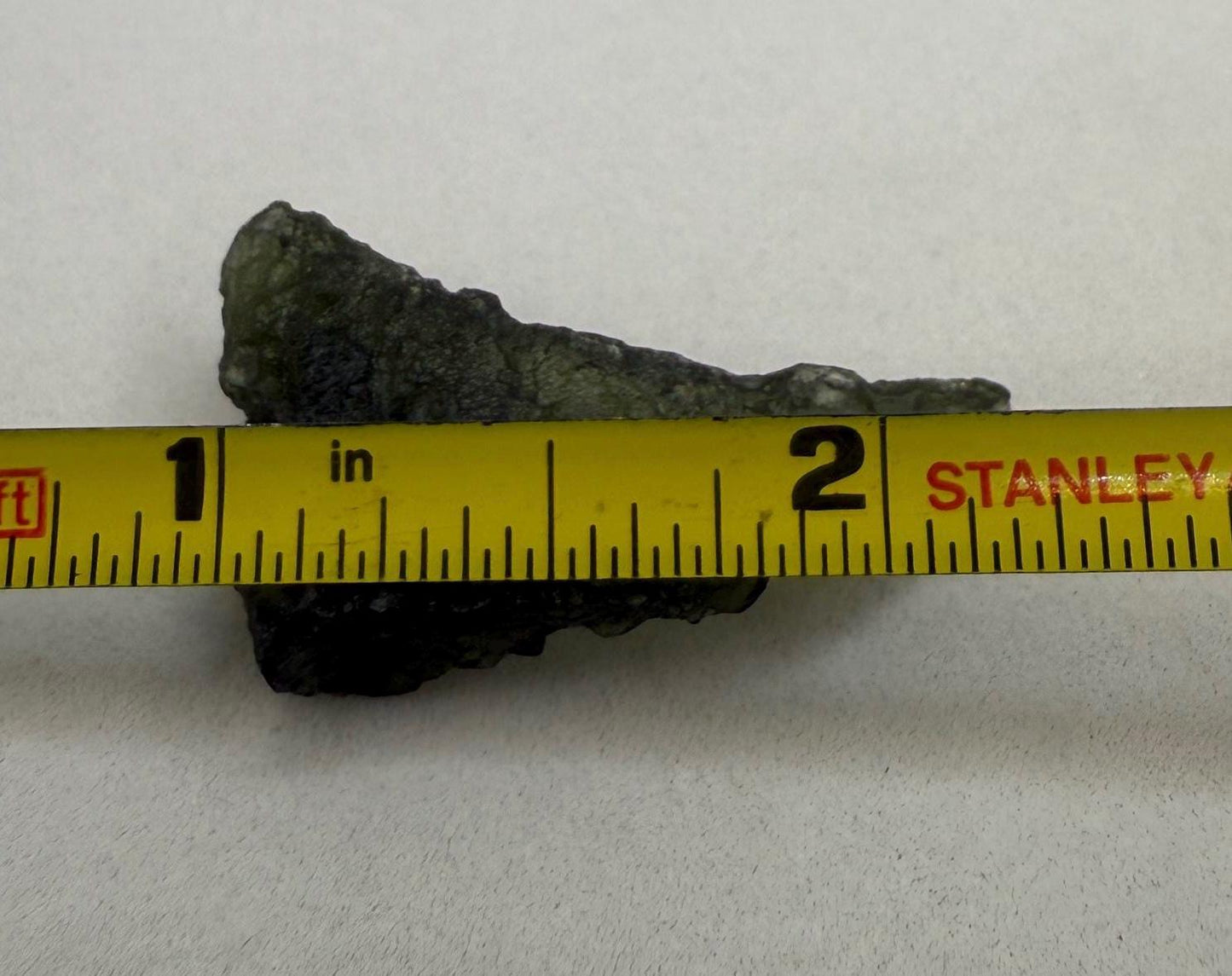 Moldavite Tektite Specimen: Authentic Reiki Crystal, 3.51g/17.55ct