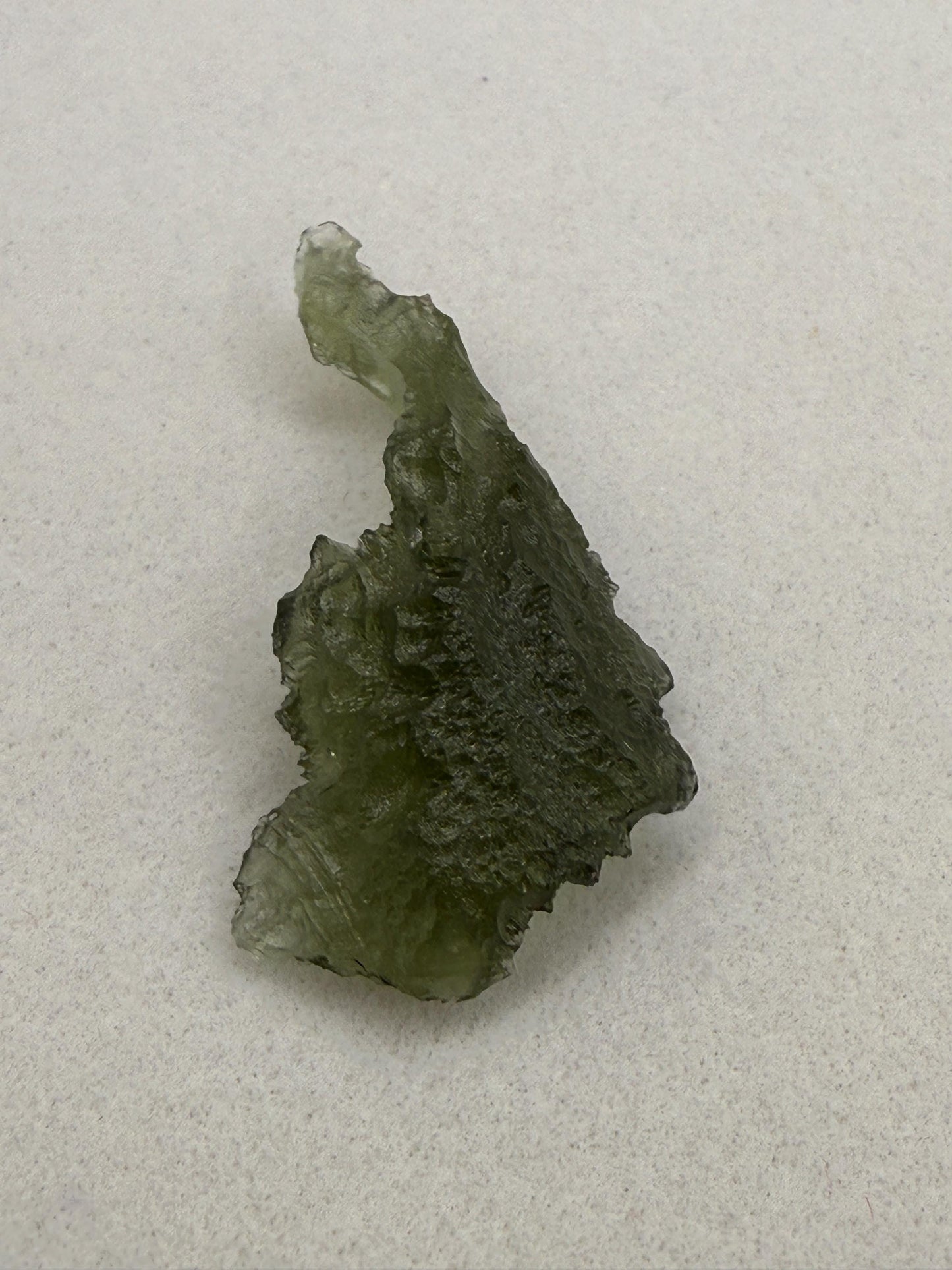 Authentic Moldavite Tektite Specimen, Czech Republic, 1.38 grams