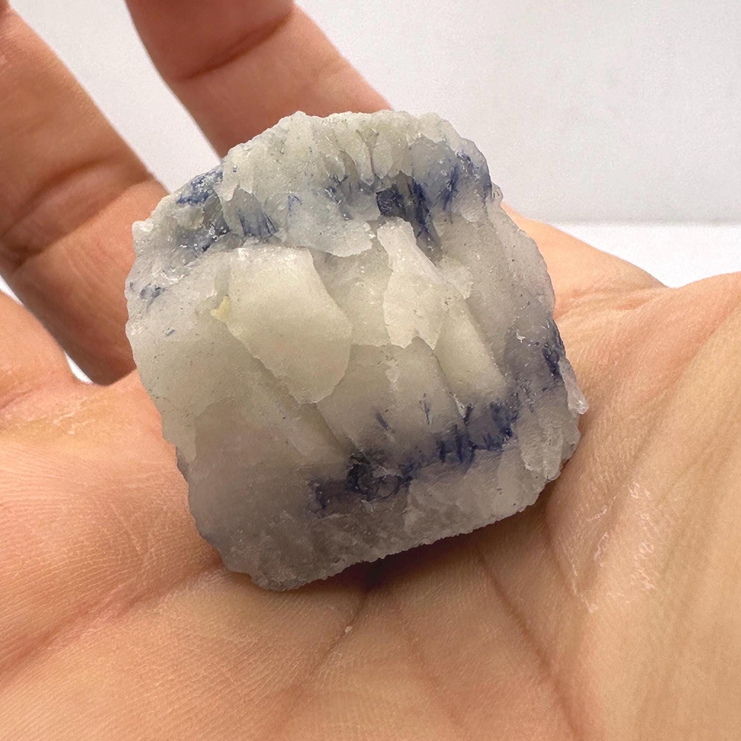 Raw Dumortierite Crystal: Vibrant Blue Mineral Specimen, Bahia Brazil, 27.15 grams