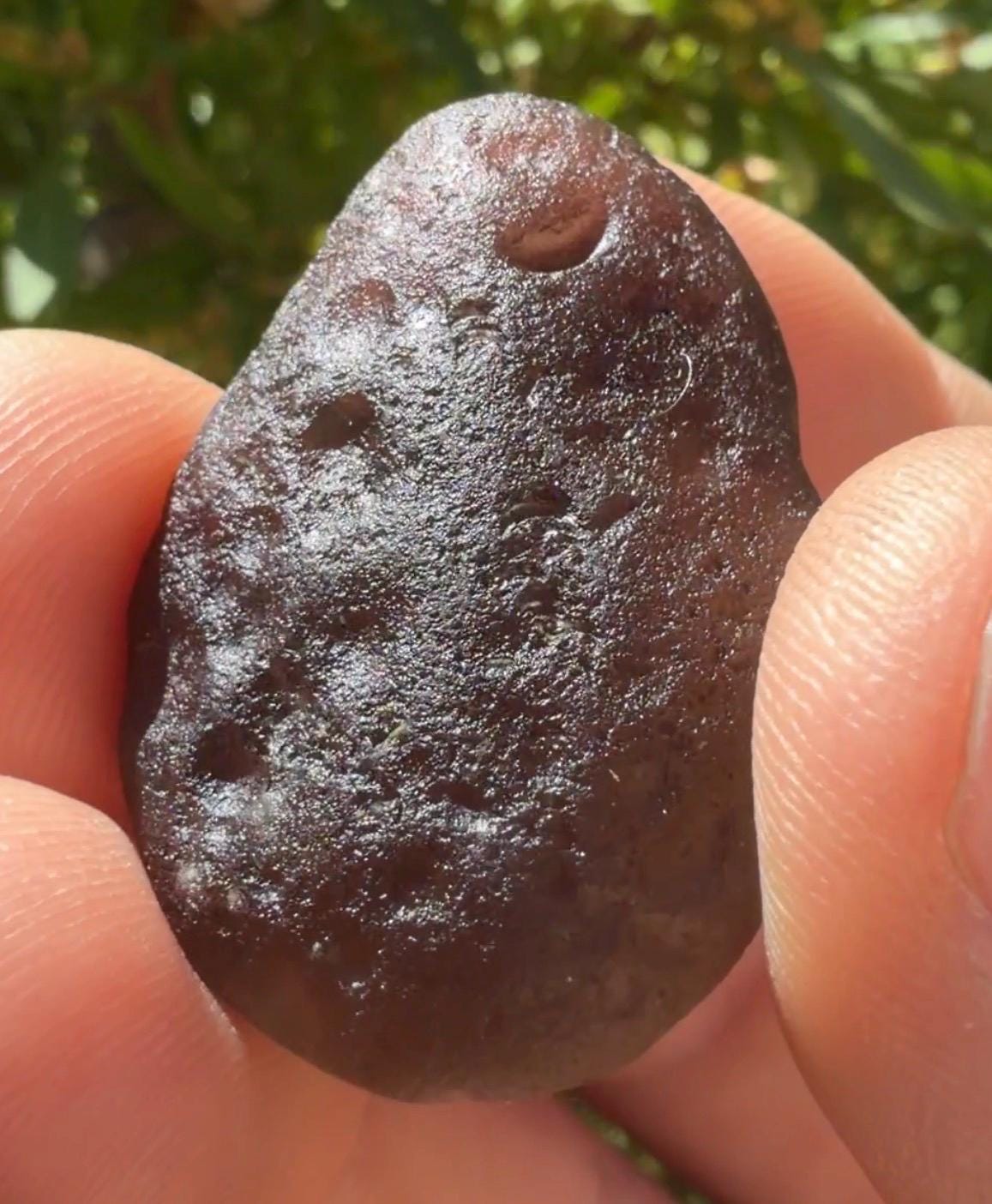 Colombianite Specimen: Shamanic Tektite - Healing Stone, 9.69 grams