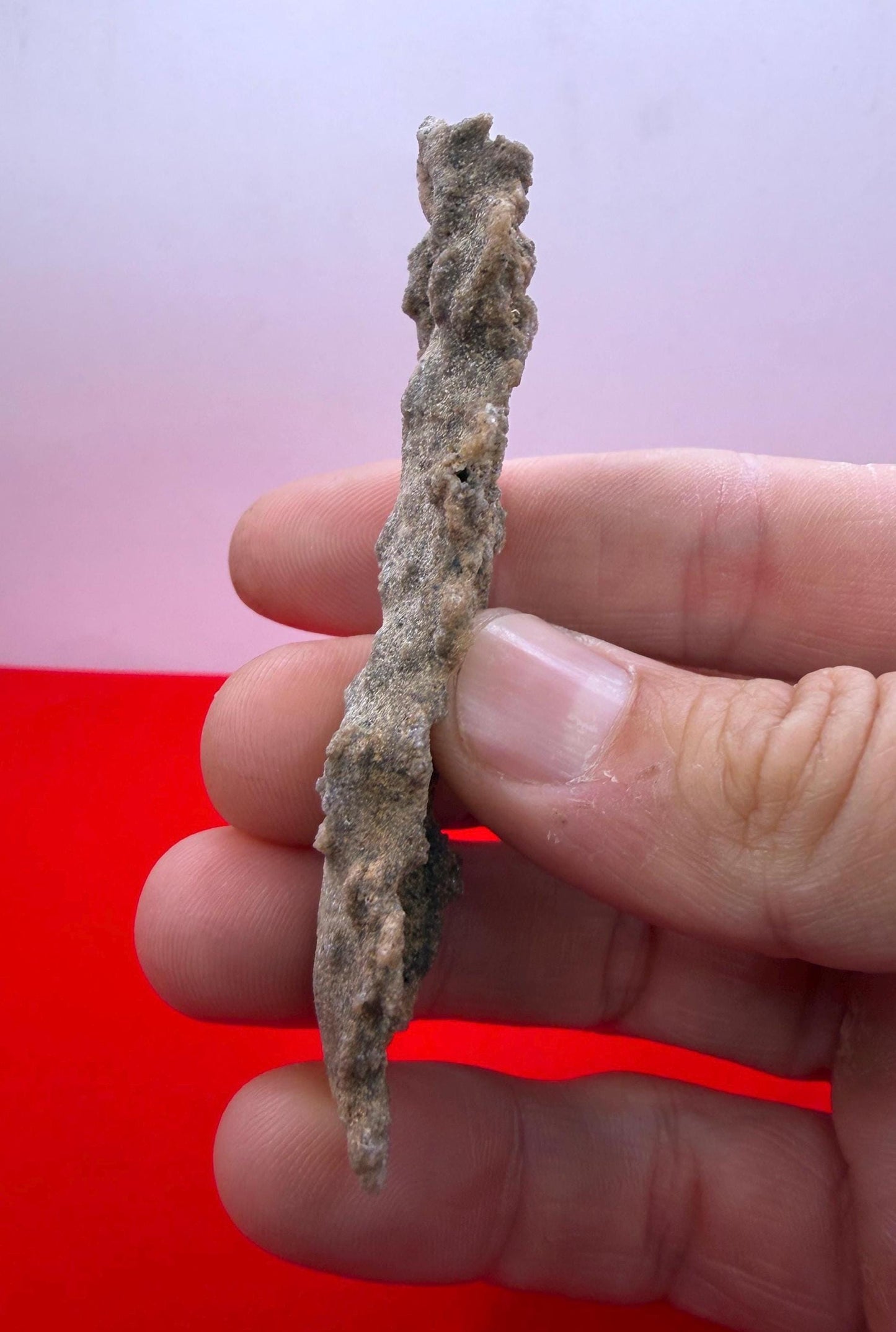 Sahara Desert Fulgurite: Lightning Glass, Fossilized Lightning, Energy Work, 7.41 grams