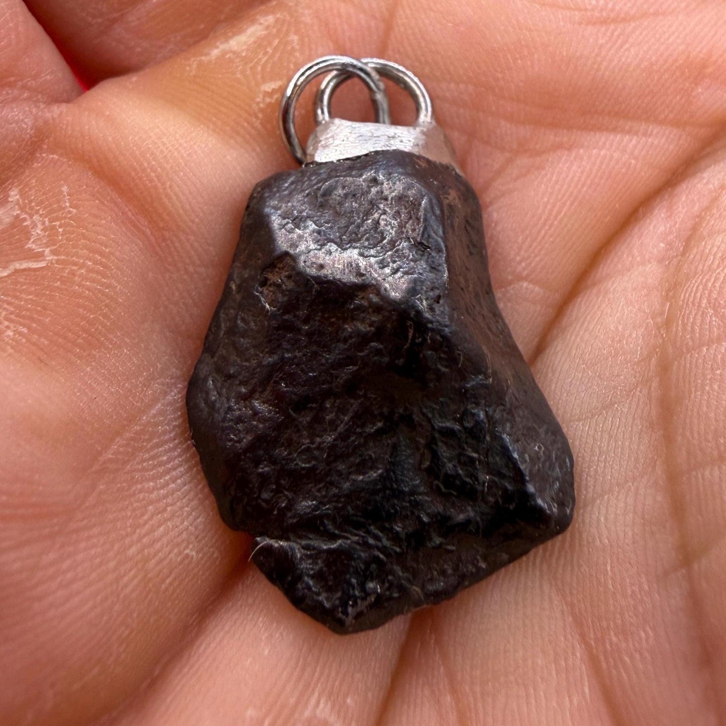Canyon Diablo Iron Meteorite Pendant: Arizona Space Gift, 10.95 grams