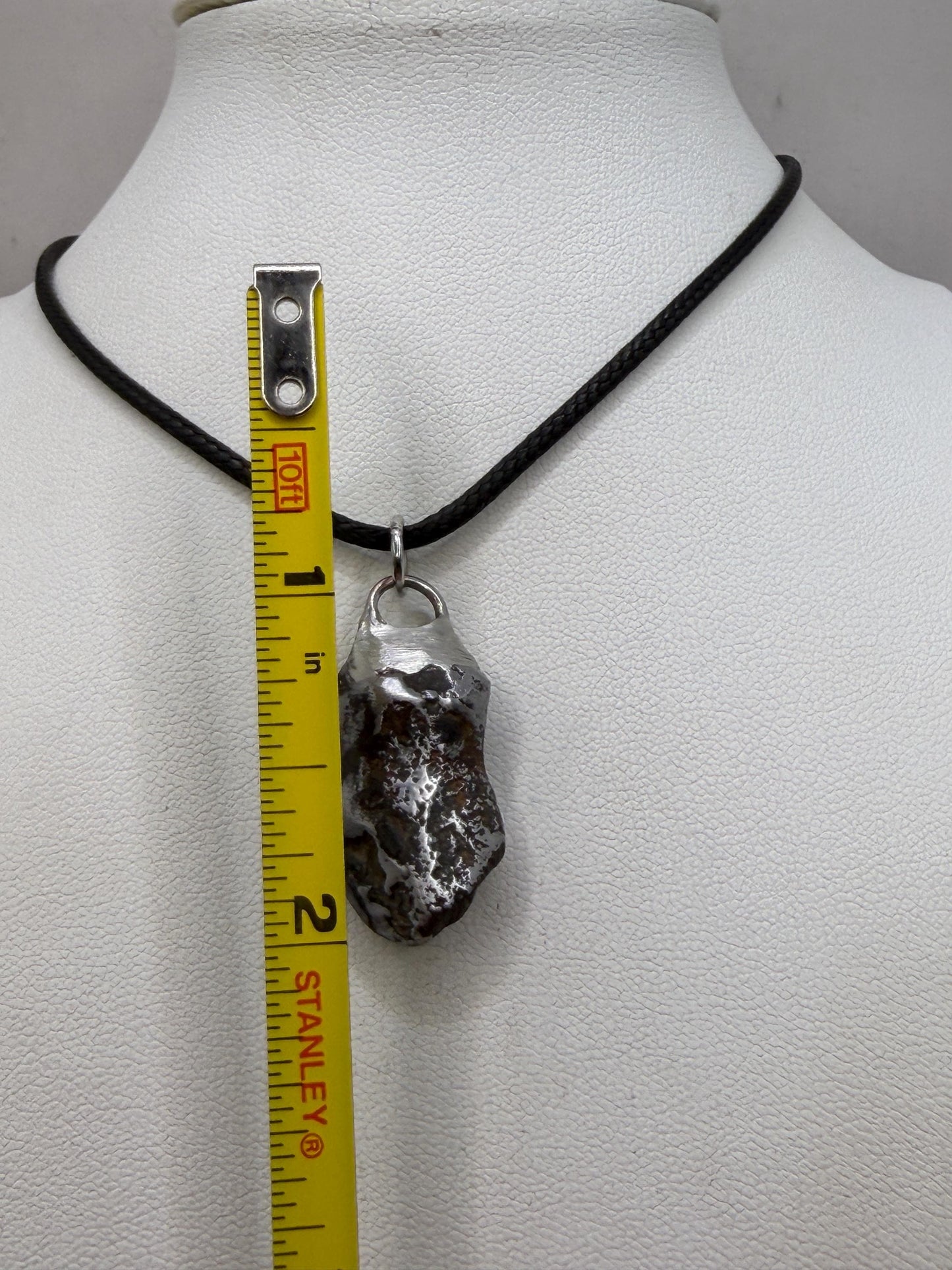 Sikhote-Alin Iron Meteorite Pendant: Astronomy Space Gift, 10.67g