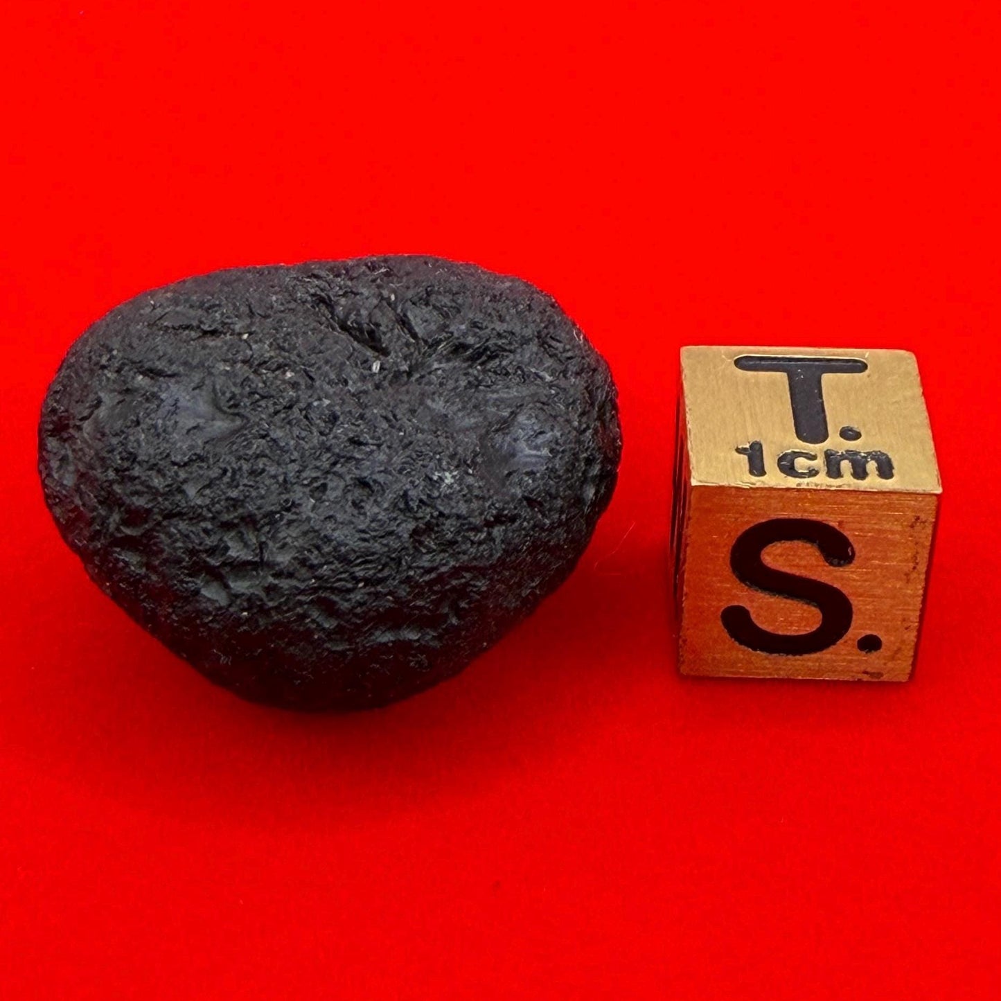 Saffordite Stone, Rare Cintamani, Arizona Tektite, 9.58 Grams
