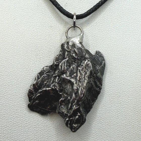 Campo del Cielo Meteorite Pendant: Authentic Iron Meteorite Jewelry, 20.30g