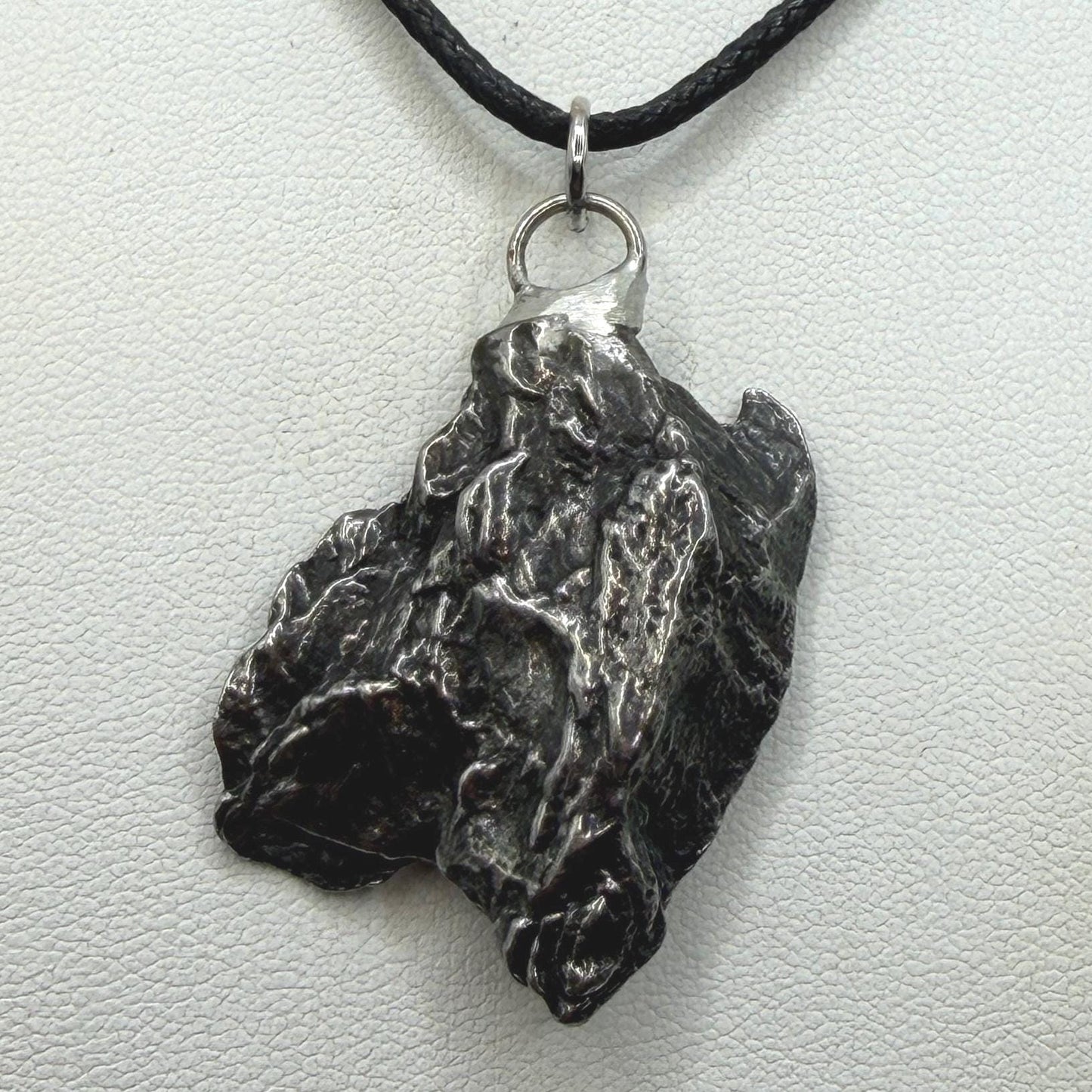 Campo del Cielo Meteorite Pendant: Authentic Iron Meteorite Jewelry, 20.30g