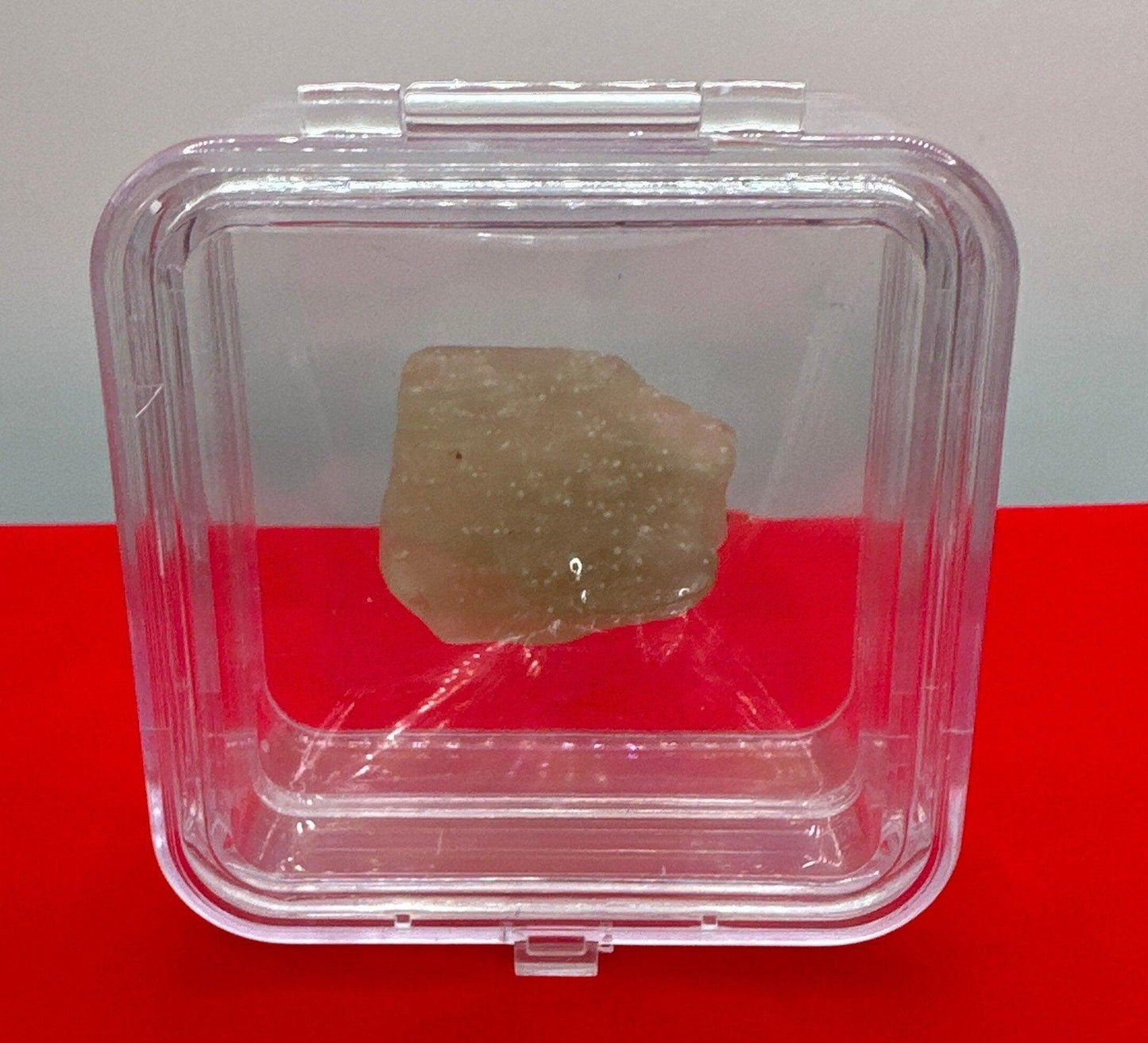 Libyan Desert Glass: Golden Tektite Talisman with Sand Grains, 20.86 grams