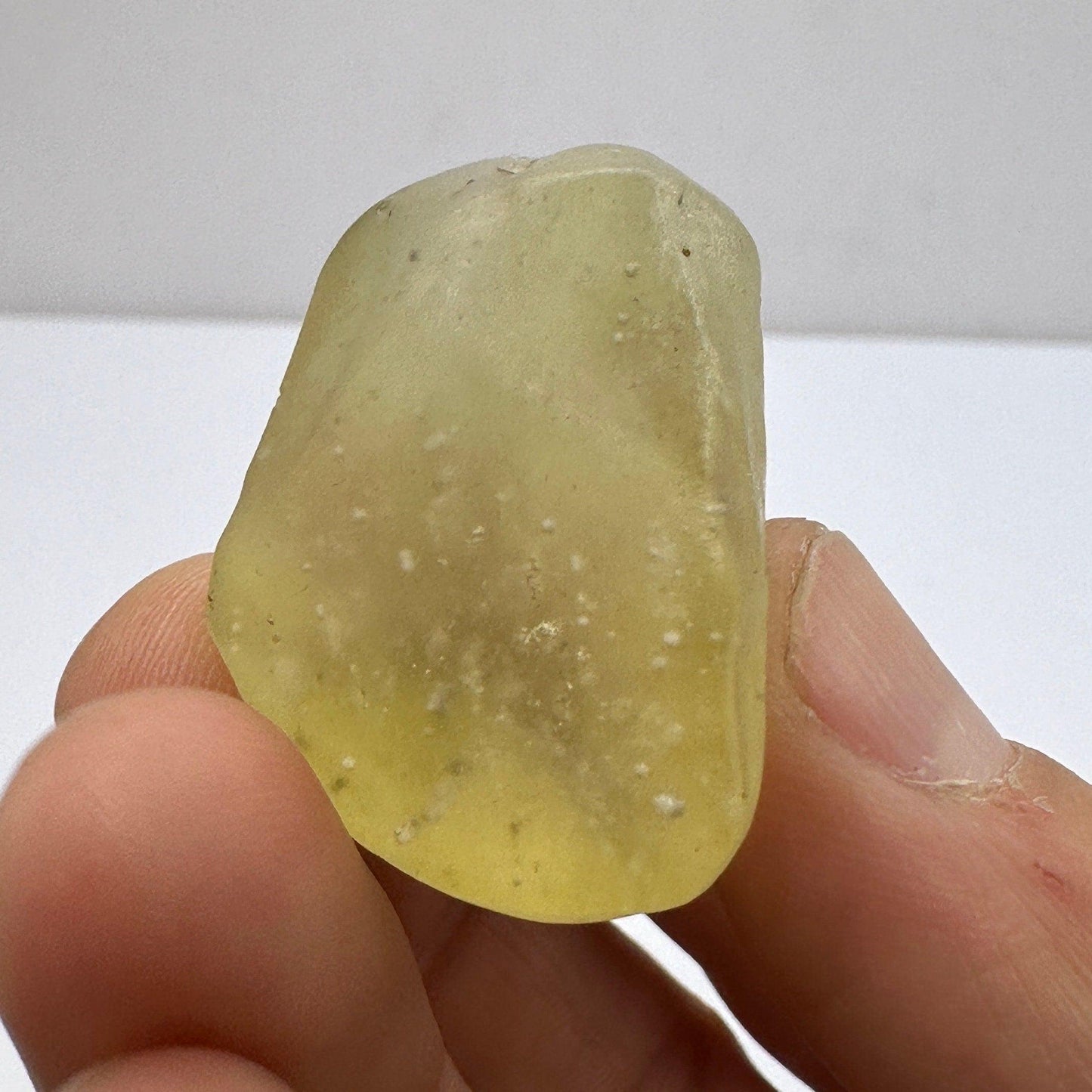 Libyan Desert Glass: Golden Tektite, Manifestation Talisman, 19.42 grams