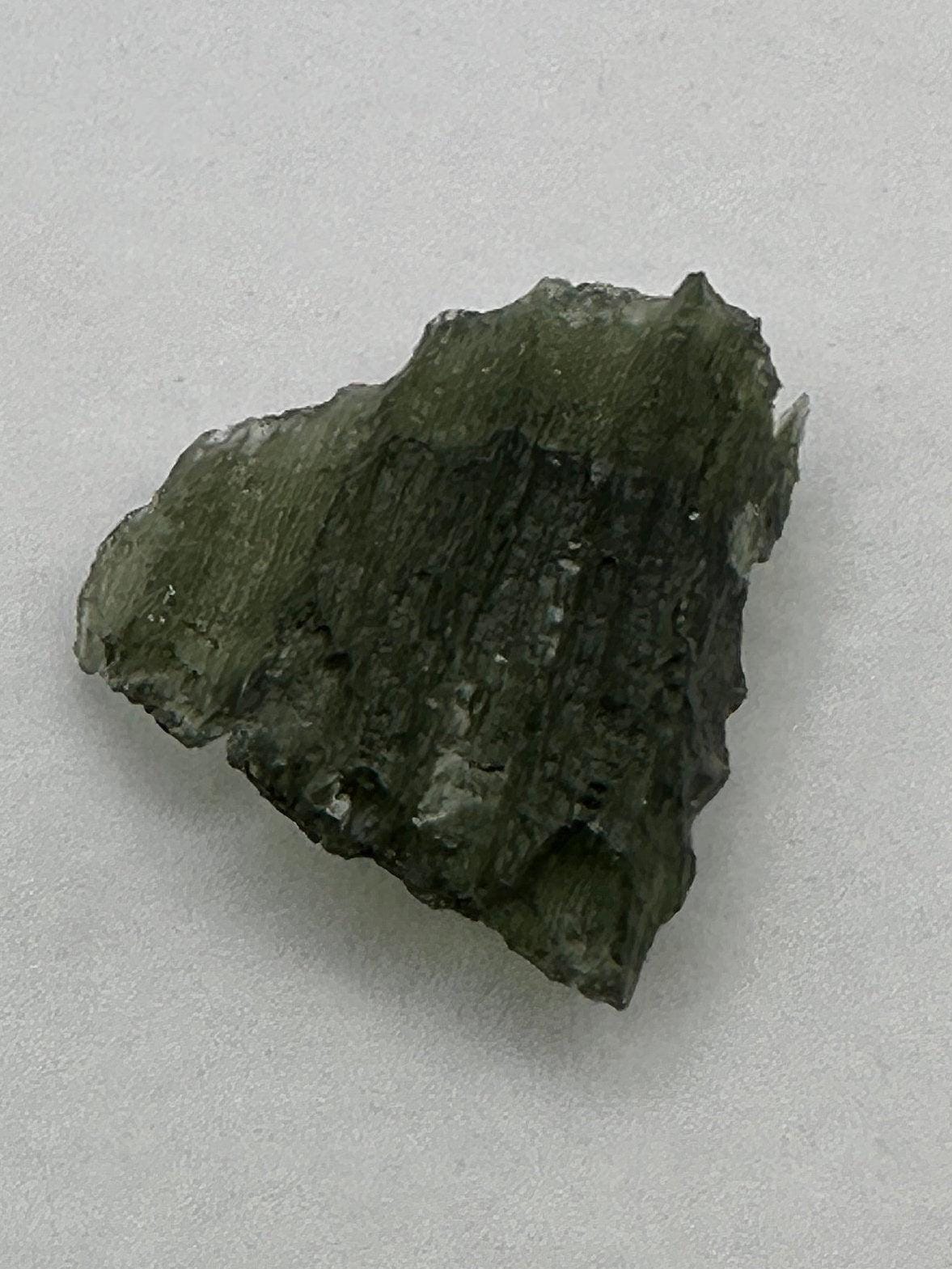 Moldavite Tektite Specimen, Czech Republic Meteorite, 3.17 grams