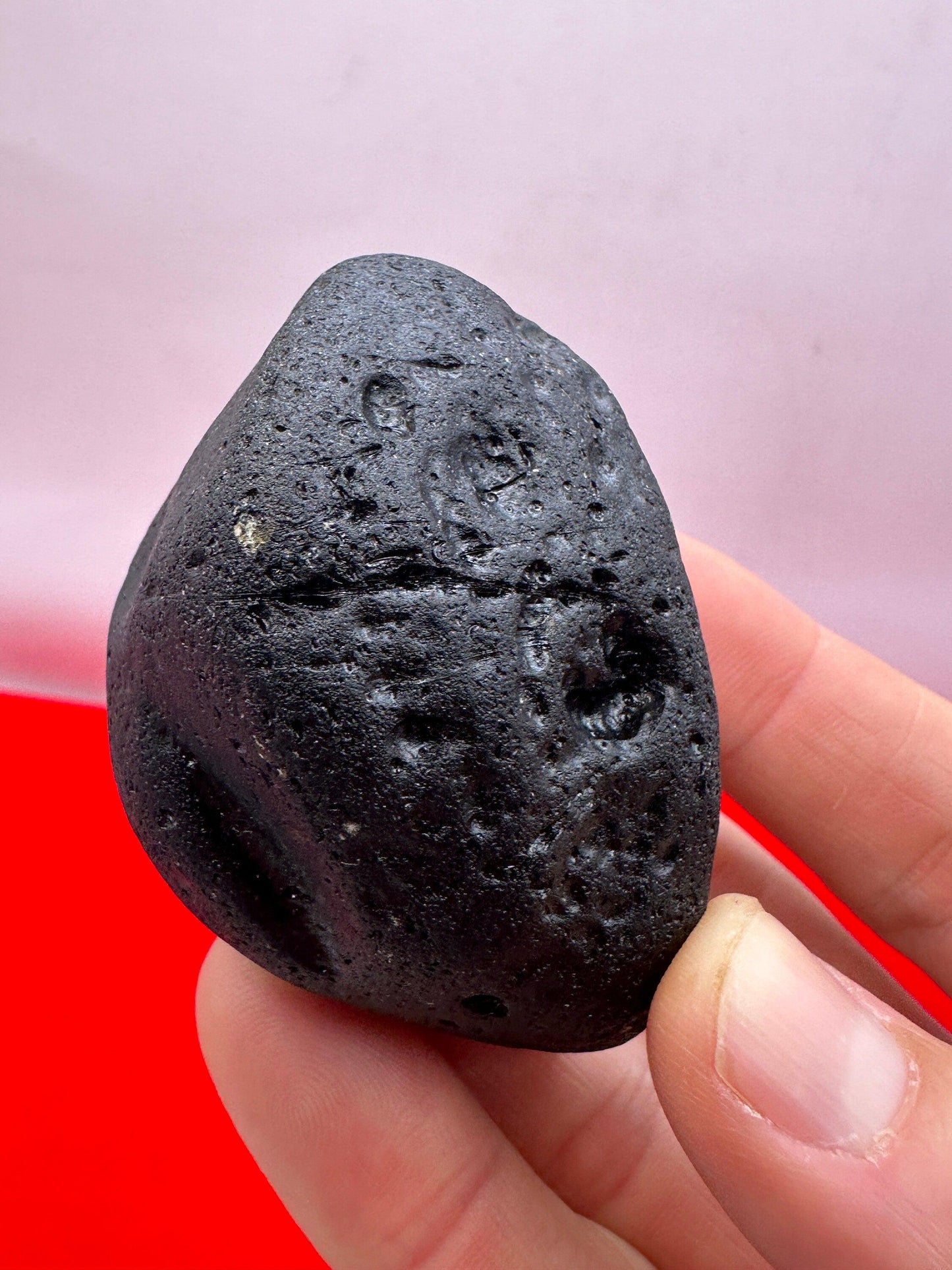 Large Rizalite Tektite: Rare Indochinite from Bicol, Philippines, 116 grams
