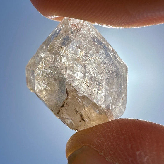 Elestial Quartz Crystal: Skeletal Layered Healing Stone, 5.01 grams