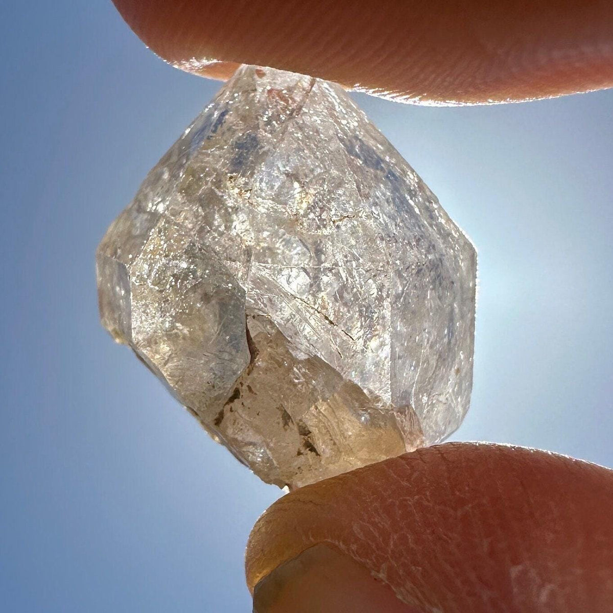 Elestial Quartz Crystal: Skeletal Layered Healing Stone, 5.01 grams