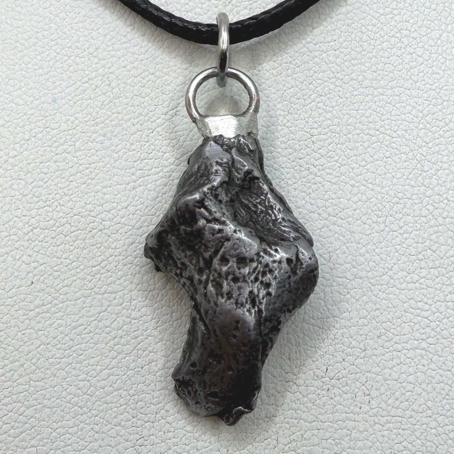 Sikhote-Alin Iron Meteorite Pendant: Astronomy Space Gift, 9.23g