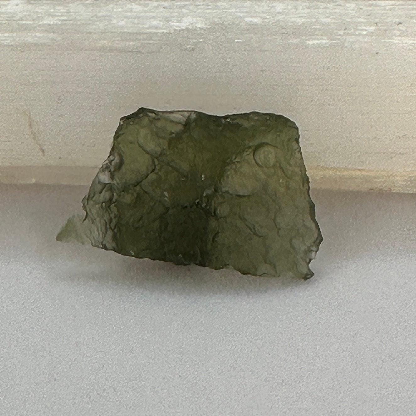 Authentic Moldavite Tektite Specimen, Reiki Talisman (4.19 grams)