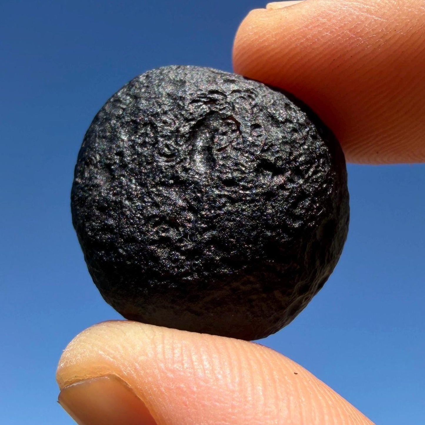 Saffordite Stone, Rare Cintamani, Arizona Tektite, 9.52 Grams