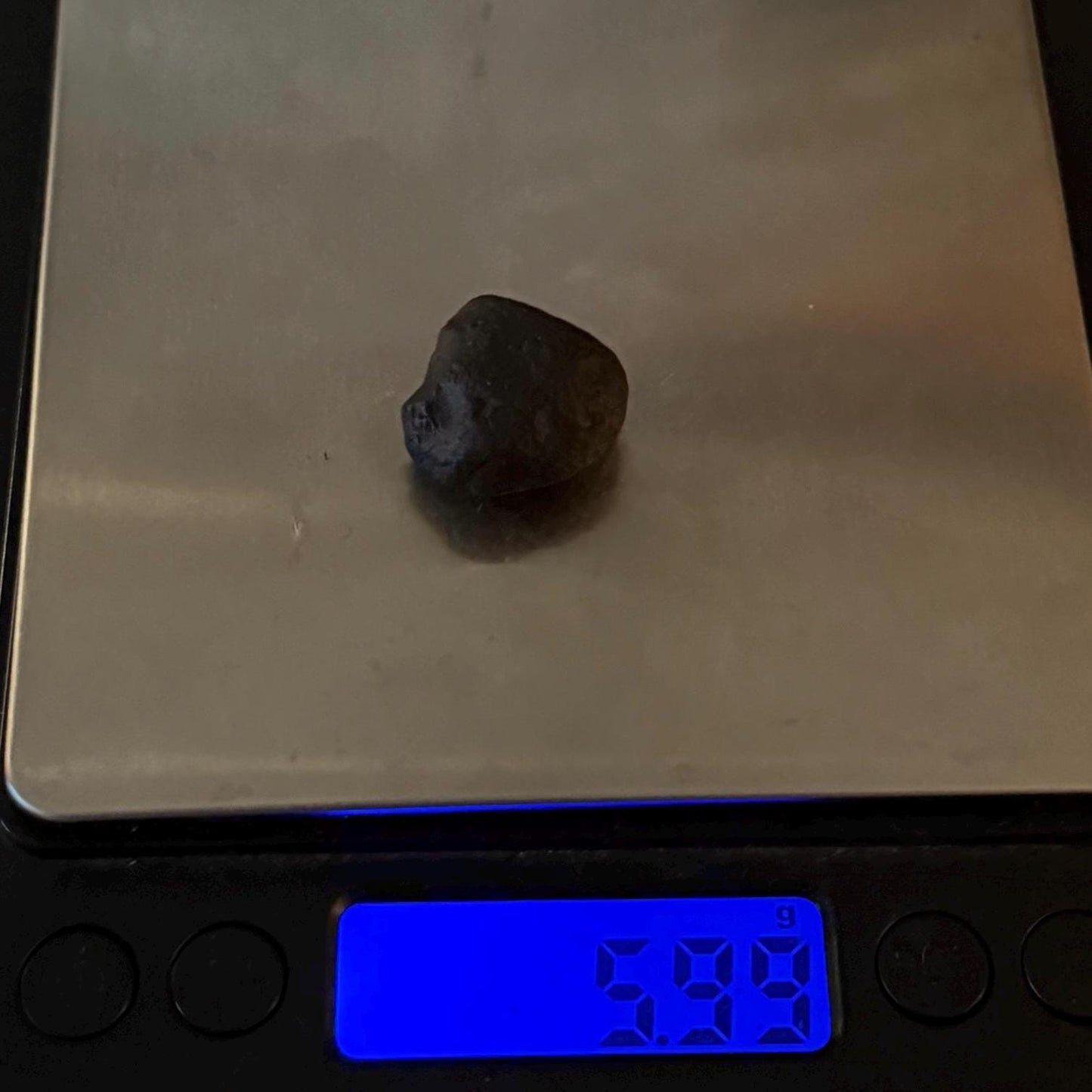 Saffordite Cintamani Stone Specimen: Rare Arizona Pseudo-Tektite, 5.99 grams