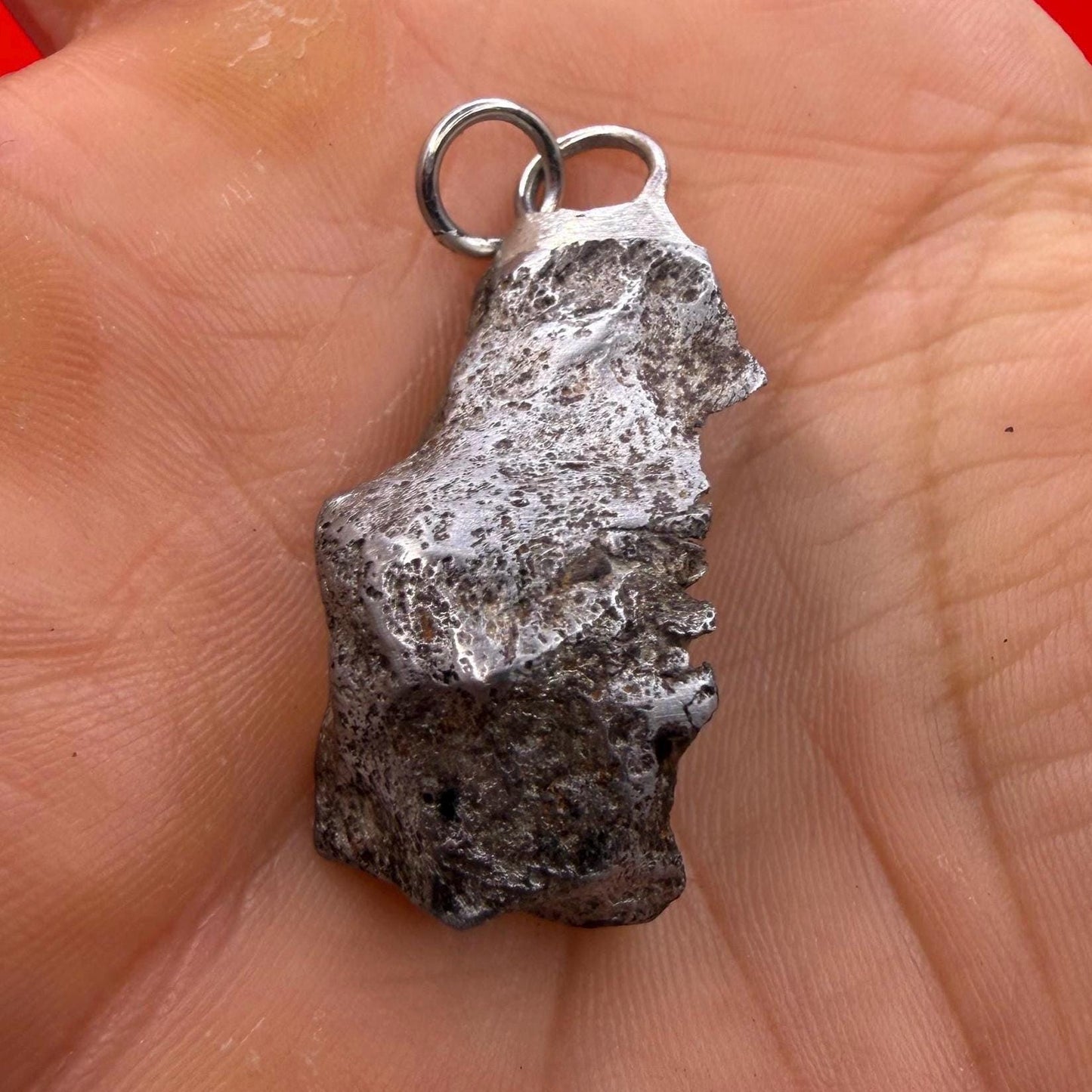 Henbury Iron Meteorite Pendant, Australia, Astronomy Gift, Cosmos, 11.28g
