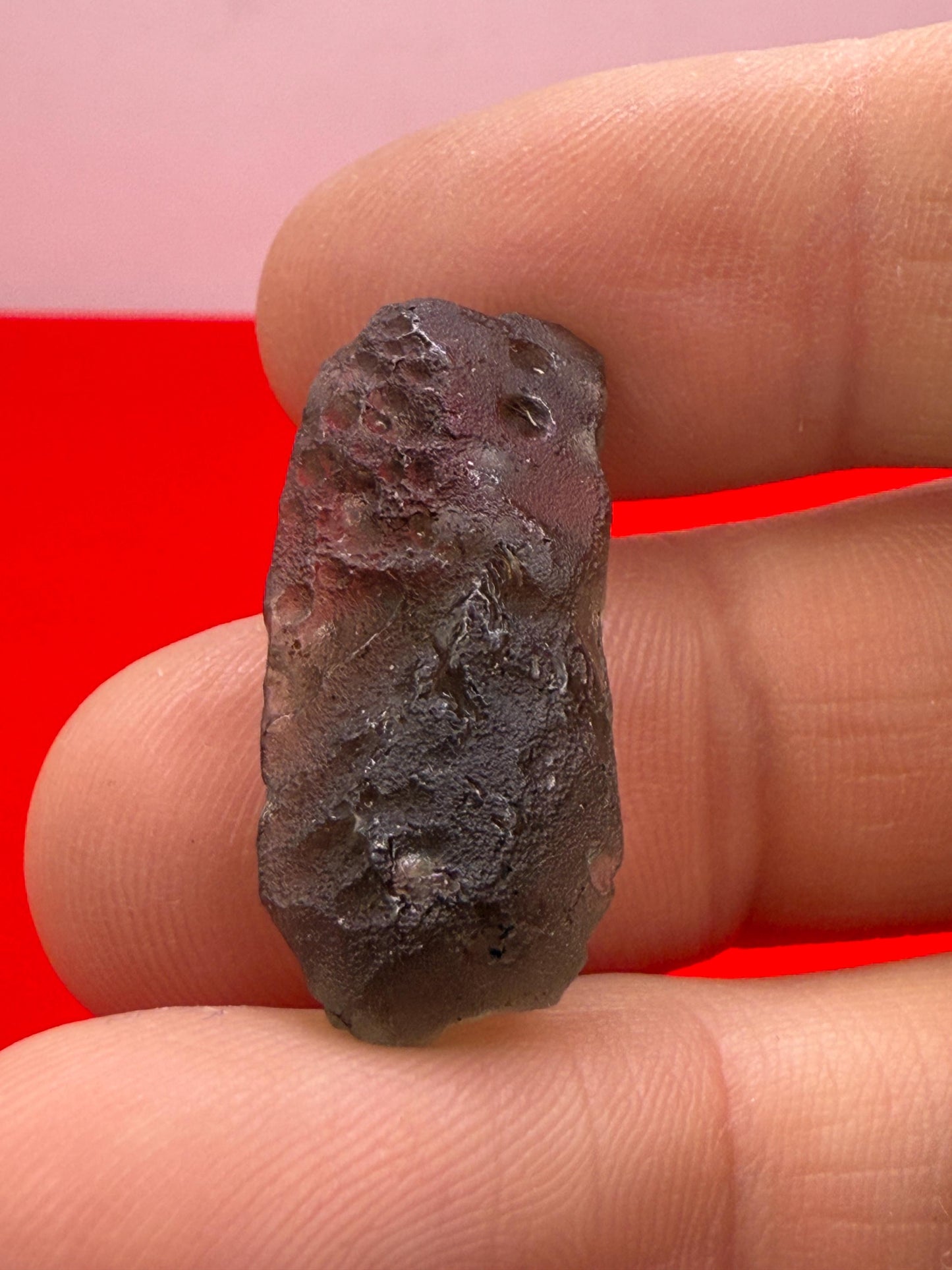 Colombianite Specimen: Translucent Shamanic Pseudo-Tektite, 3.19 grams