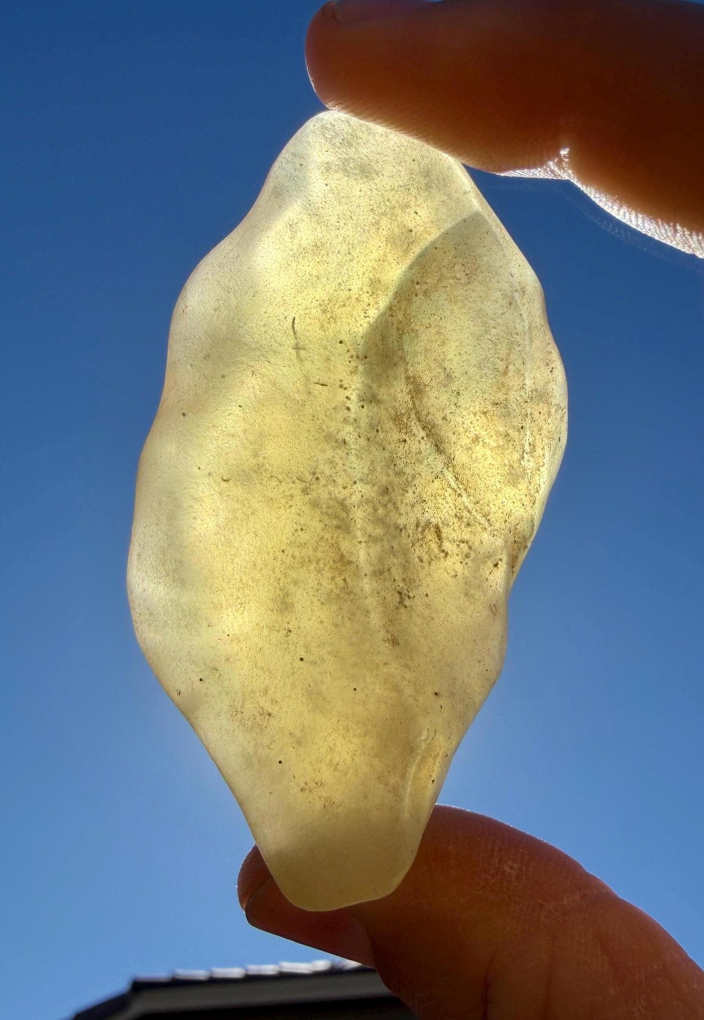 Libyan Desert Glass: Authentic Meteorite Impact Glass, Premium Sahara Specimen, 58.40 grams