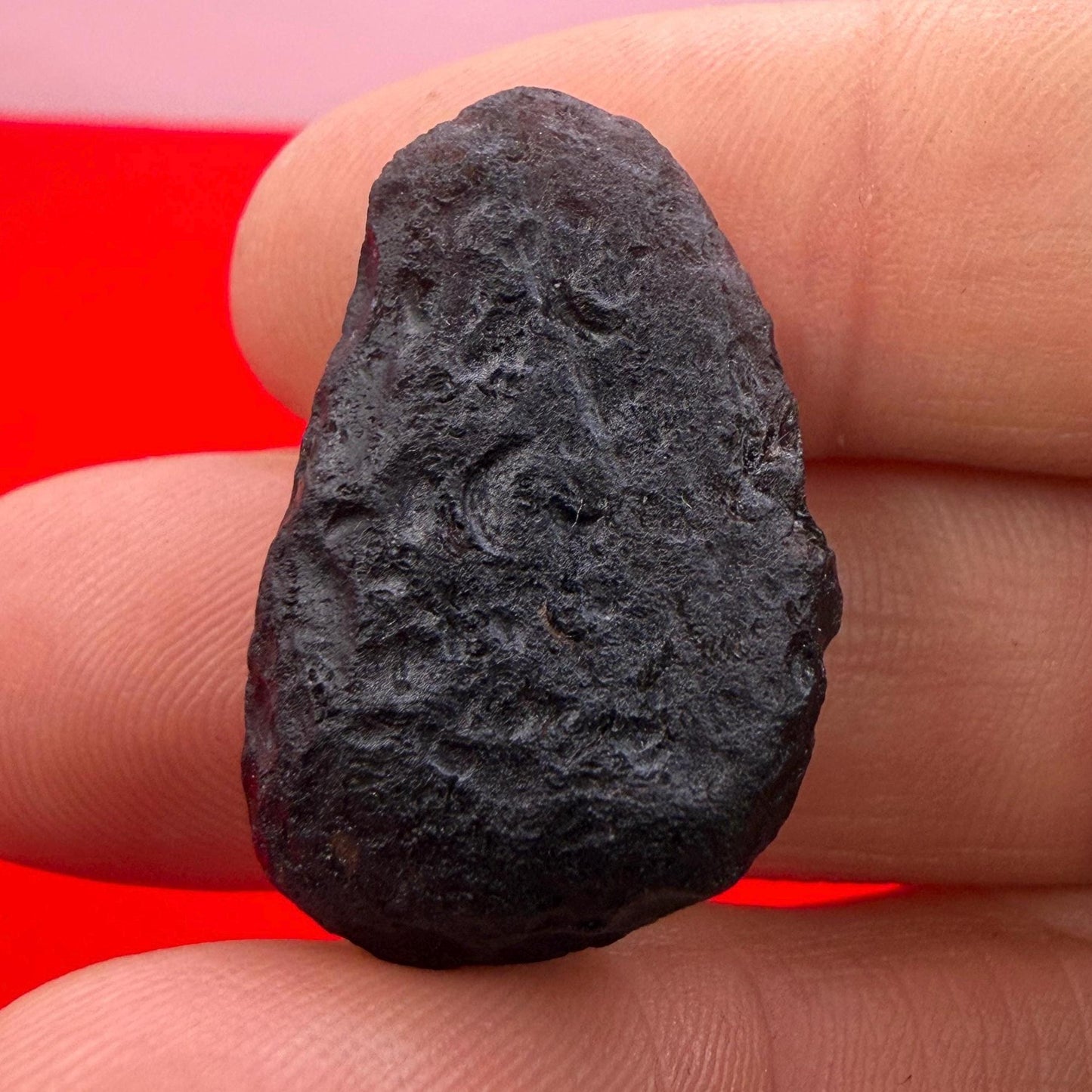 Saffordite Stone: Rare Cintamani, Arizona Pseudo-Tektite -7.16 Grams