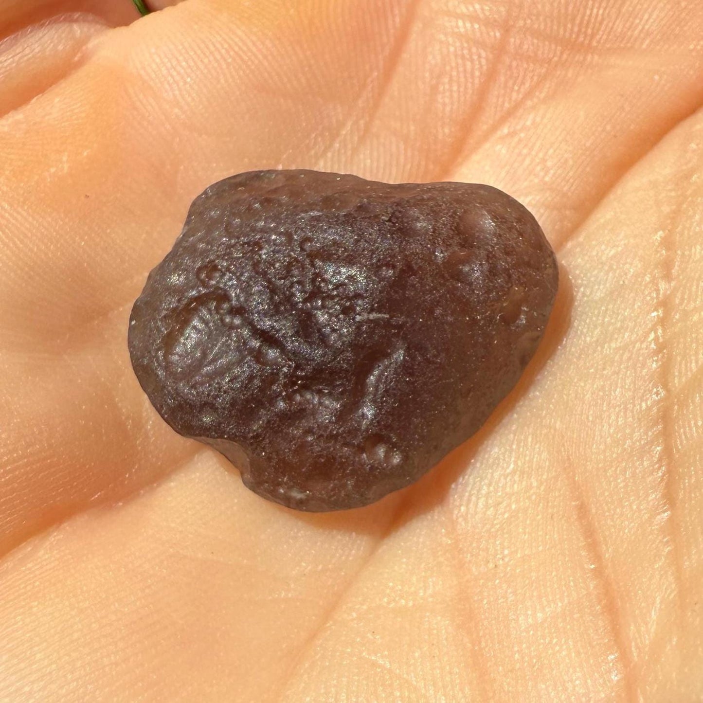 Colombianite Specimen: Translucent Pseudo-Tektite, Shamanic Healing Stone, 4.75 grams