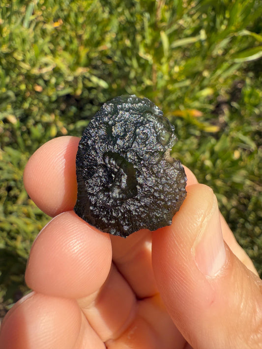 Natural Moldavite Tektite Specimen, Bohemian Crystal (5.83 grams)