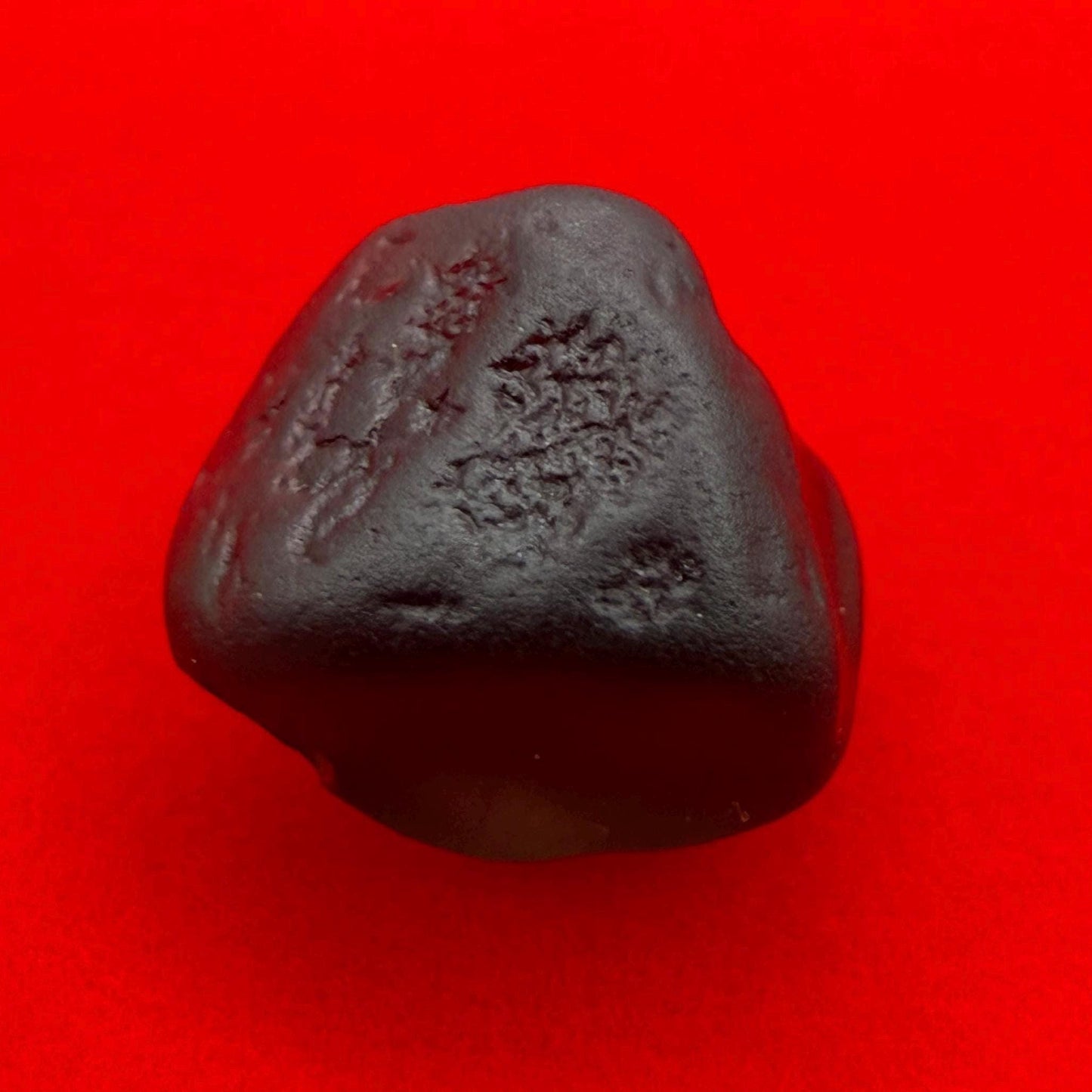 Saffordite Cintamani Stone: Rare Arizona Pseudo-Tektite, 2.04 Grams