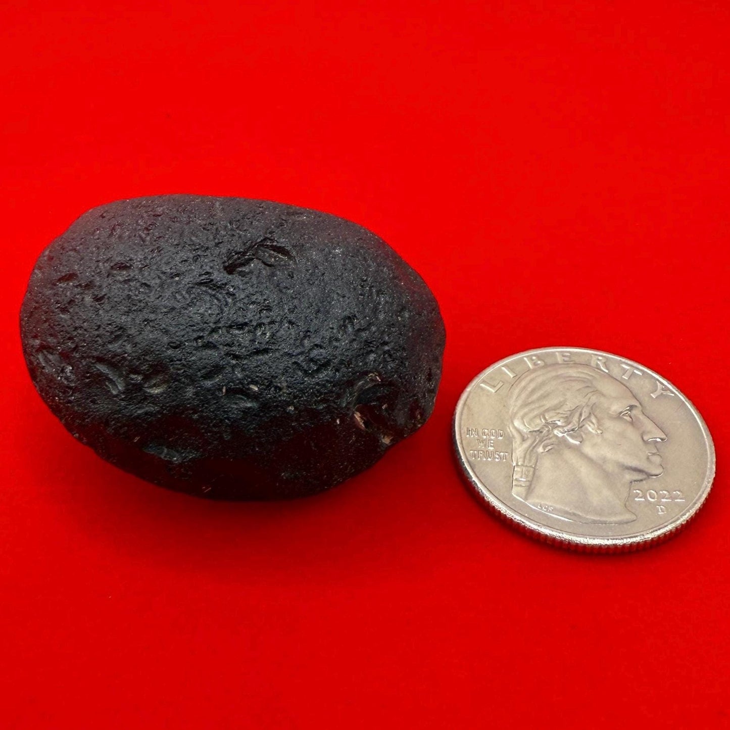 Colombianite Specimen: Translucent Tektite, Shamanic Healing Stone, Pseudo-Tektite, 33.20 grams