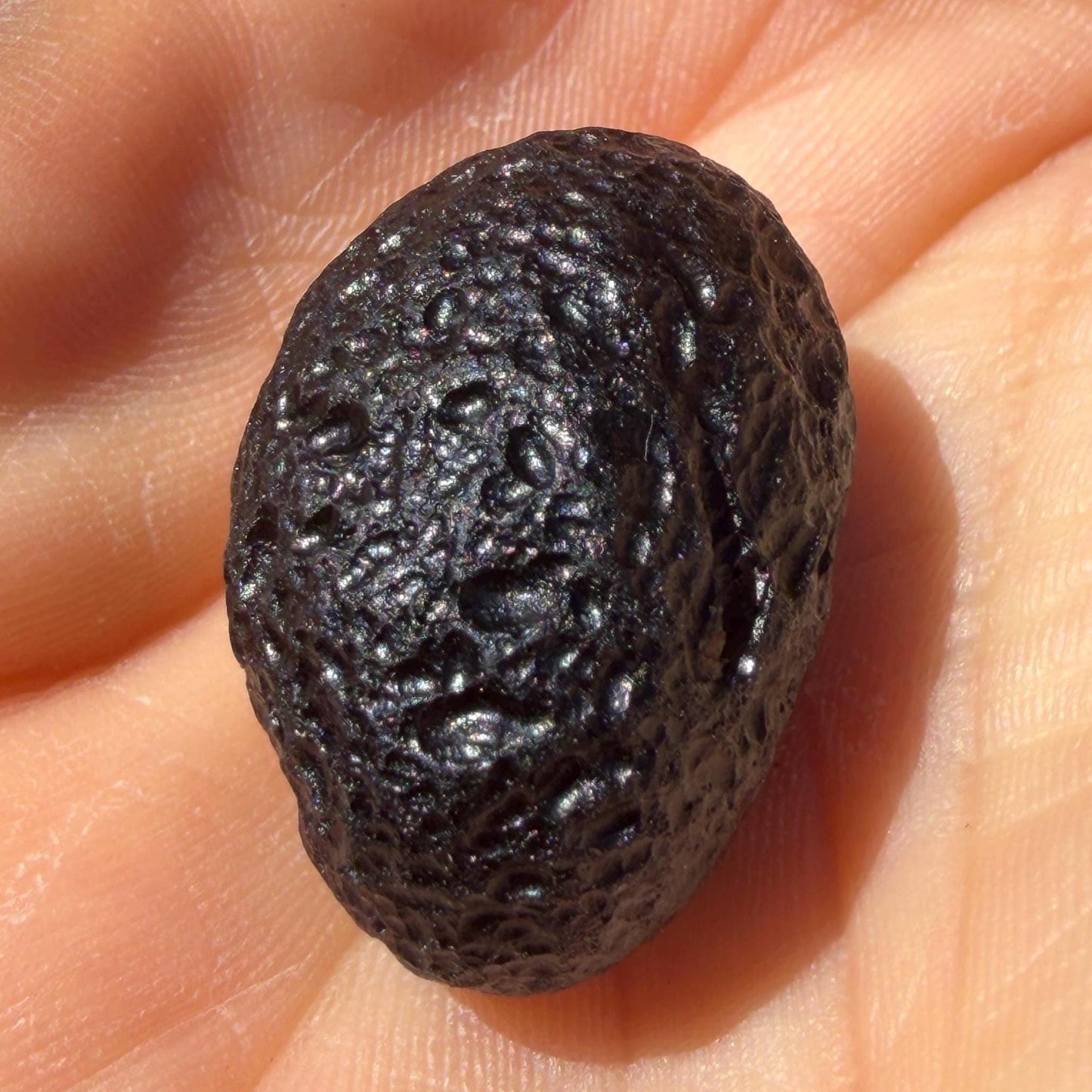 Colombianite Specimen: Translucent Pseudo-Tektite, Shamanic Healing Stone, 9.57 grams