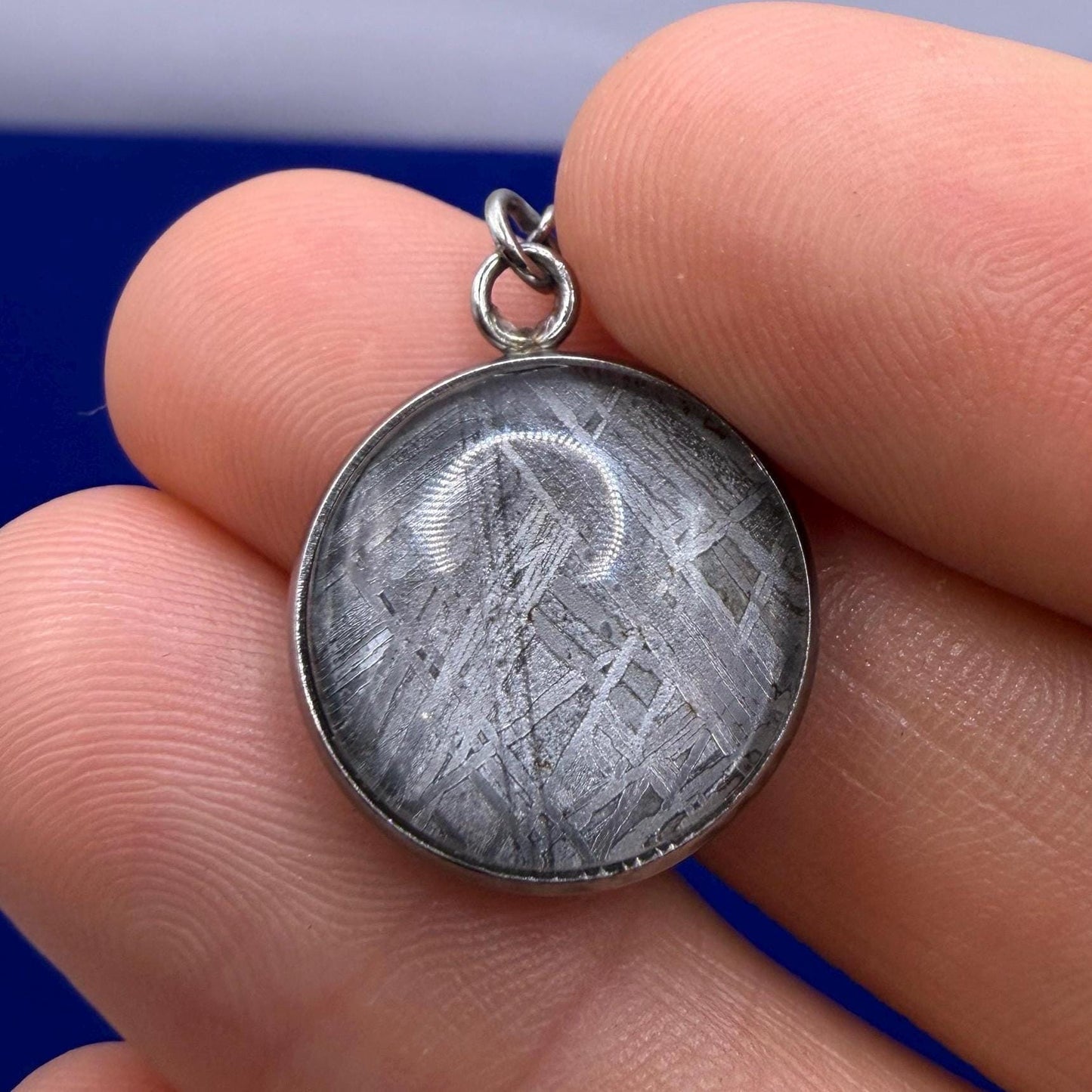 Campo del Cielo Meteorite Pendulum, Rare Cosmic Divination Tool, Crystal Healing Gift, 59.04g