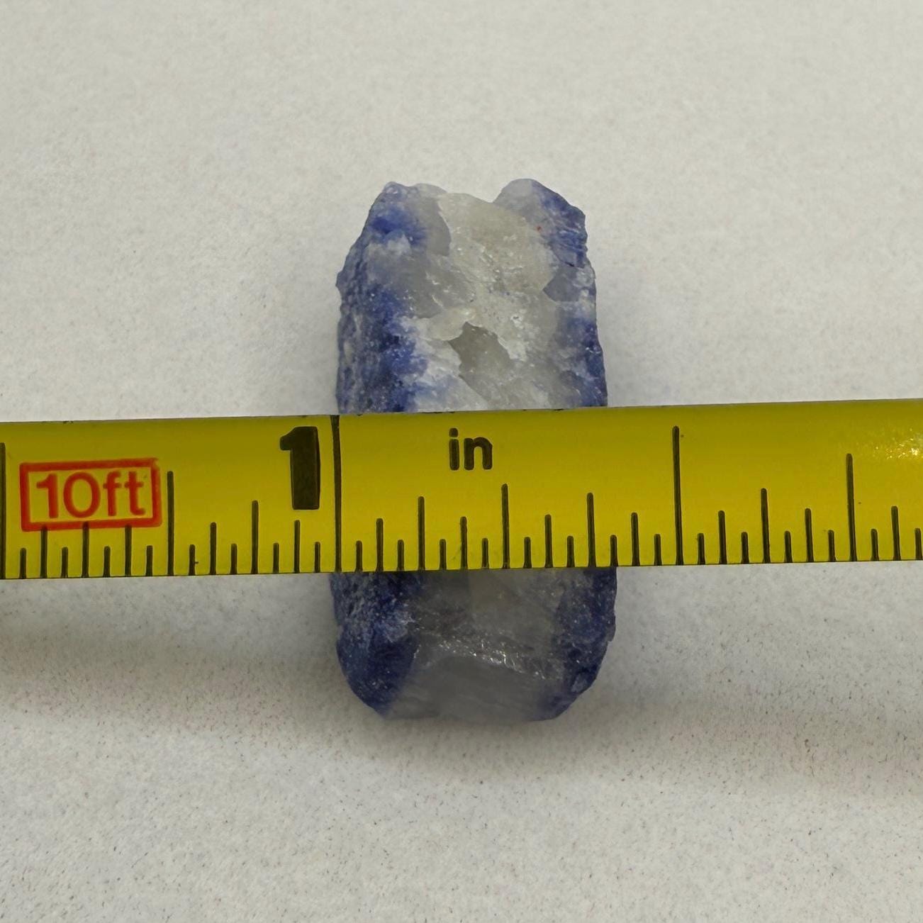 Raw Dumortierite Crystal, Vibrant Blue Mineral Specimen, Bahia Brazil