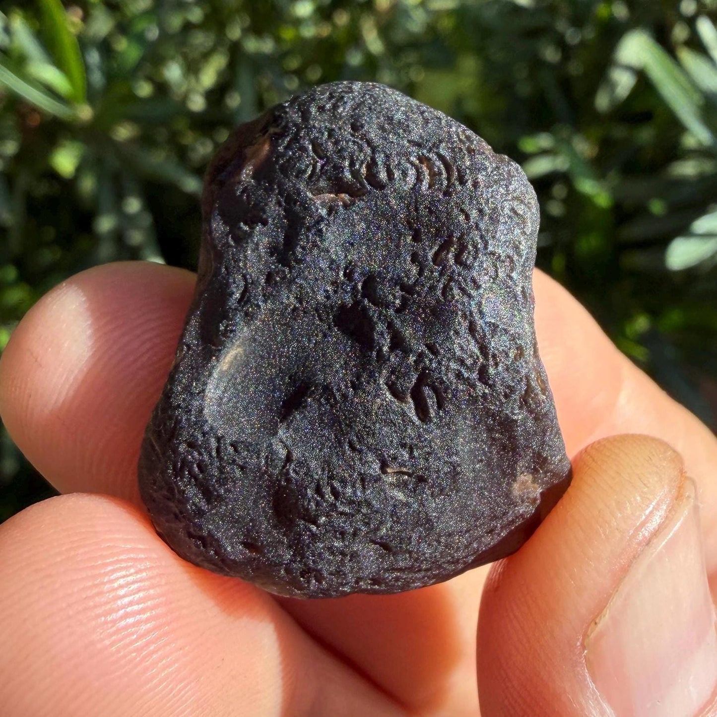 Saffordite Stone: Rare Cintamani, Arizona Pseudo-Tektite -15.66 Grams