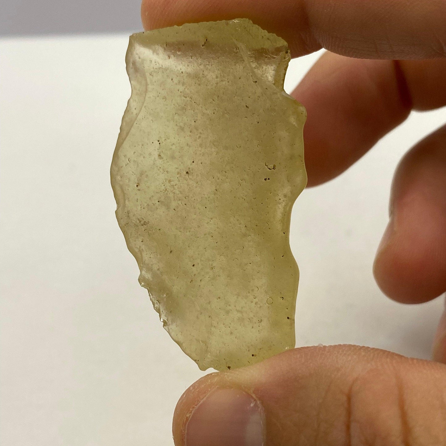 Libyan Desert Glass: Golden Tektite Talisman, 15.97 grams
