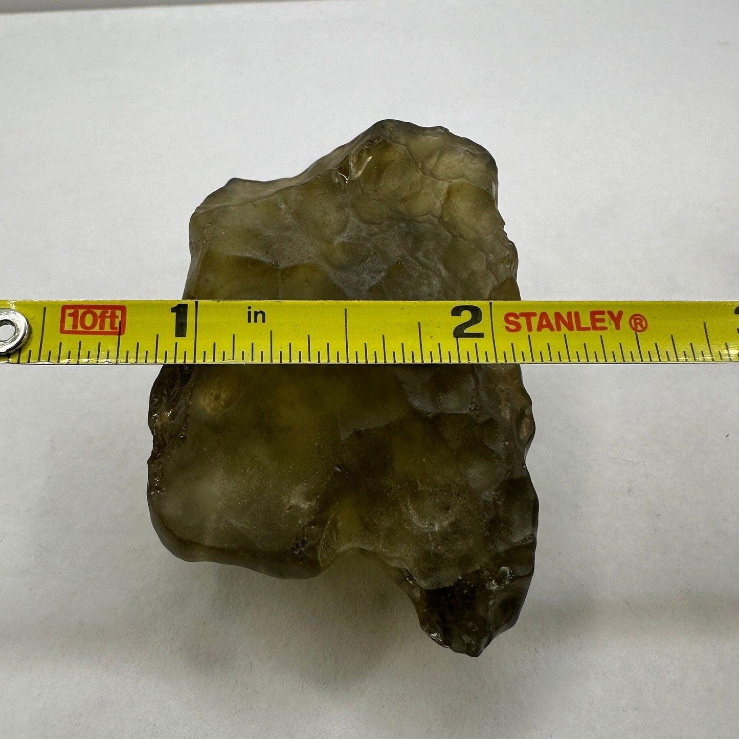 Greenish Libyan Desert Glass: Golden Tektite Talisman, 54.68 grams
