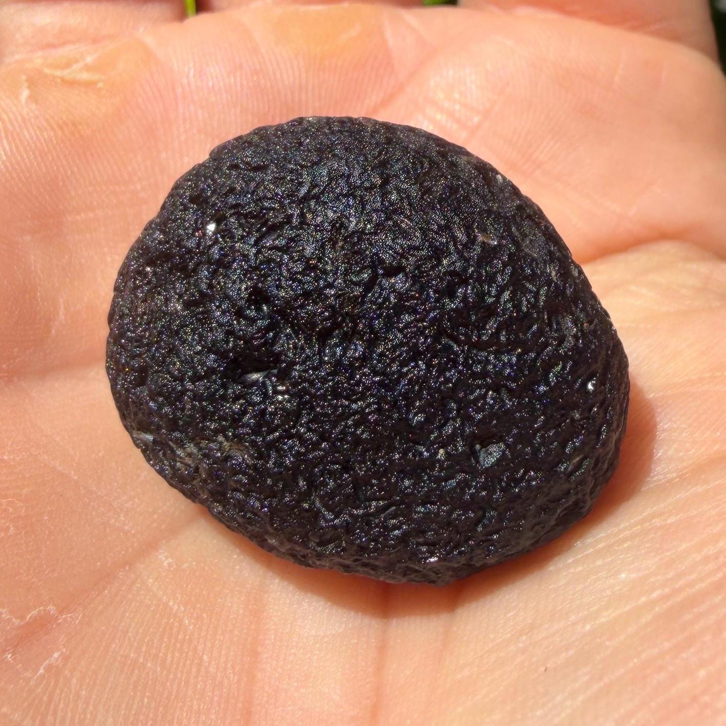 Saffordite Stone, Rare Cintamani, Arizona Tektite, 18.50 Grams