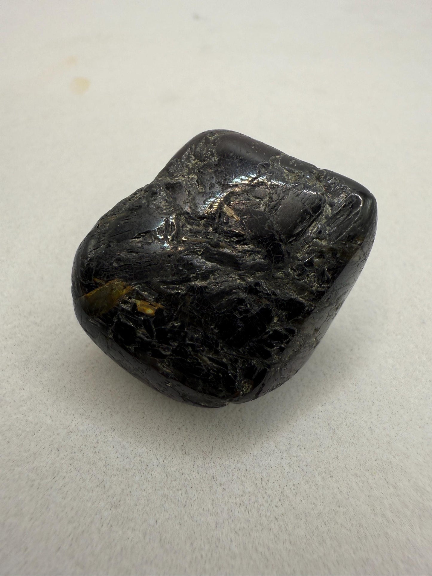 Nuummite Stone: Greenland, Socerer’s Stone, Grounding, Talisman, 16.00 grams
