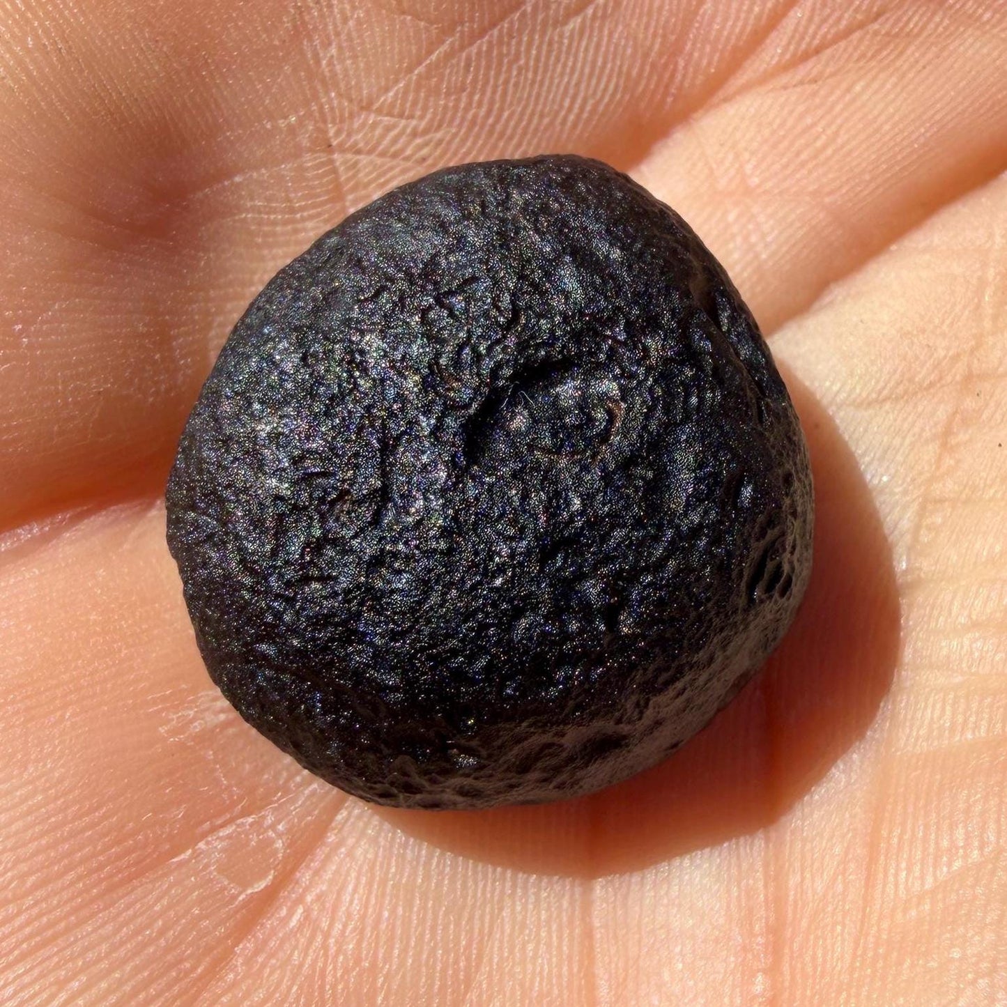 Saffordite Stone, Rare Cintamani, Arizona Tektite, 9.52 Grams
