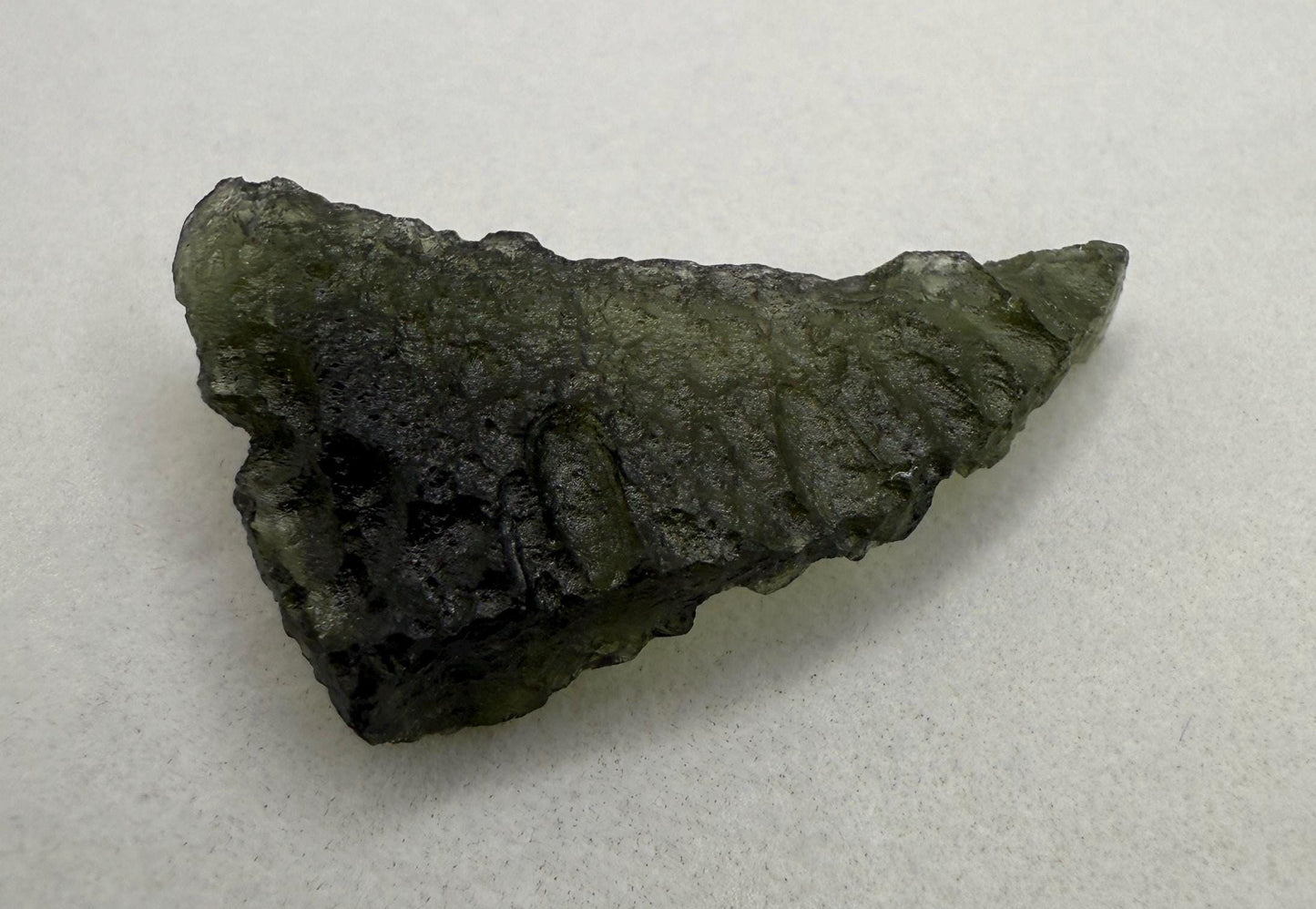 Moldavite Tektite Specimen: Authentic Reiki Crystal, 3.51g/17.55ct