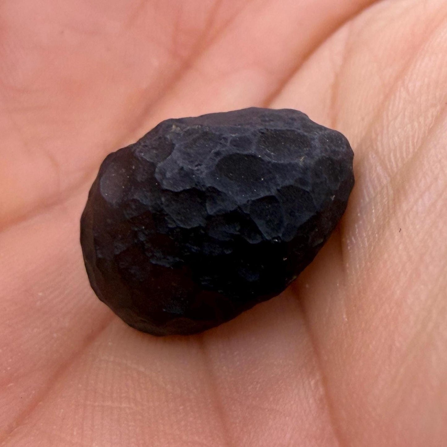 Saffordite Stone: Rare Cintamani, Arizona Pseudo-Tektite -3.29 Grams