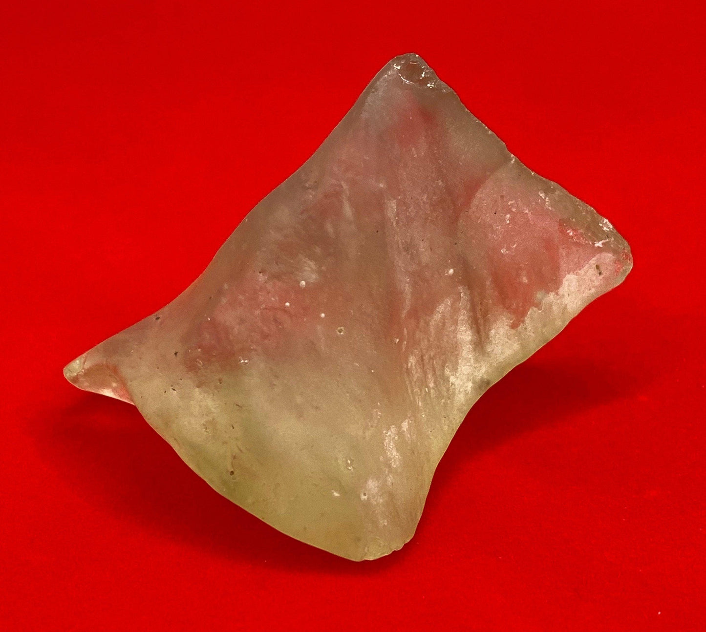 Rare Libyan Desert Glass: Golden Tektite Talisman, 28.52g