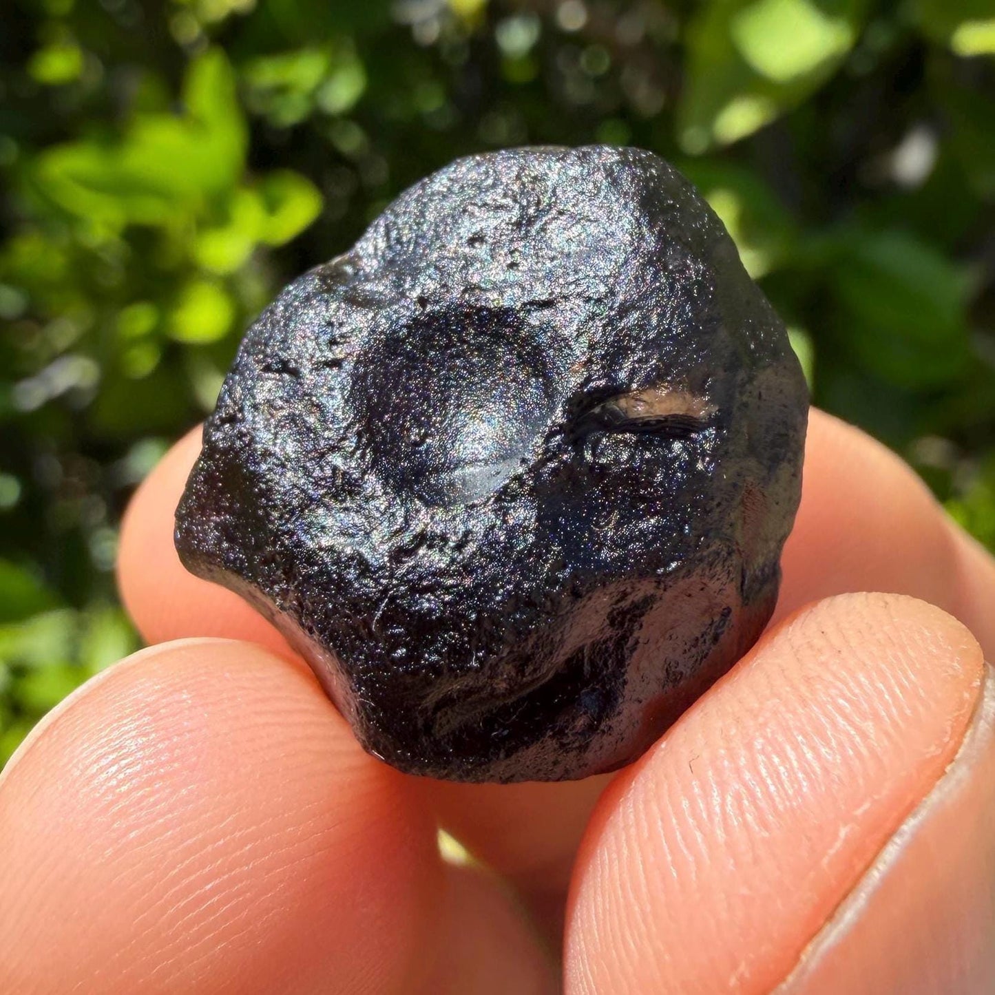 Saffordite Stone, Rare Cintamani, Arizona Tektite, 9.48 Grams