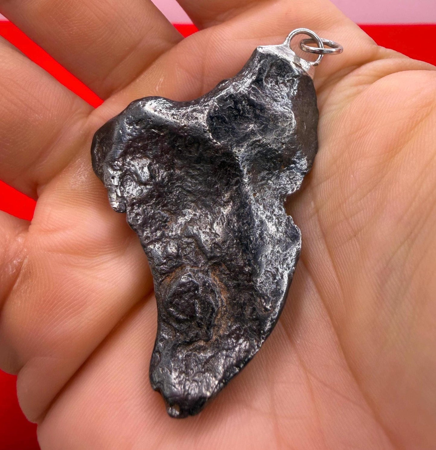 Canyon Diablo Iron Meteorite Pendant: Arizona Space Gift, 34.73 grams