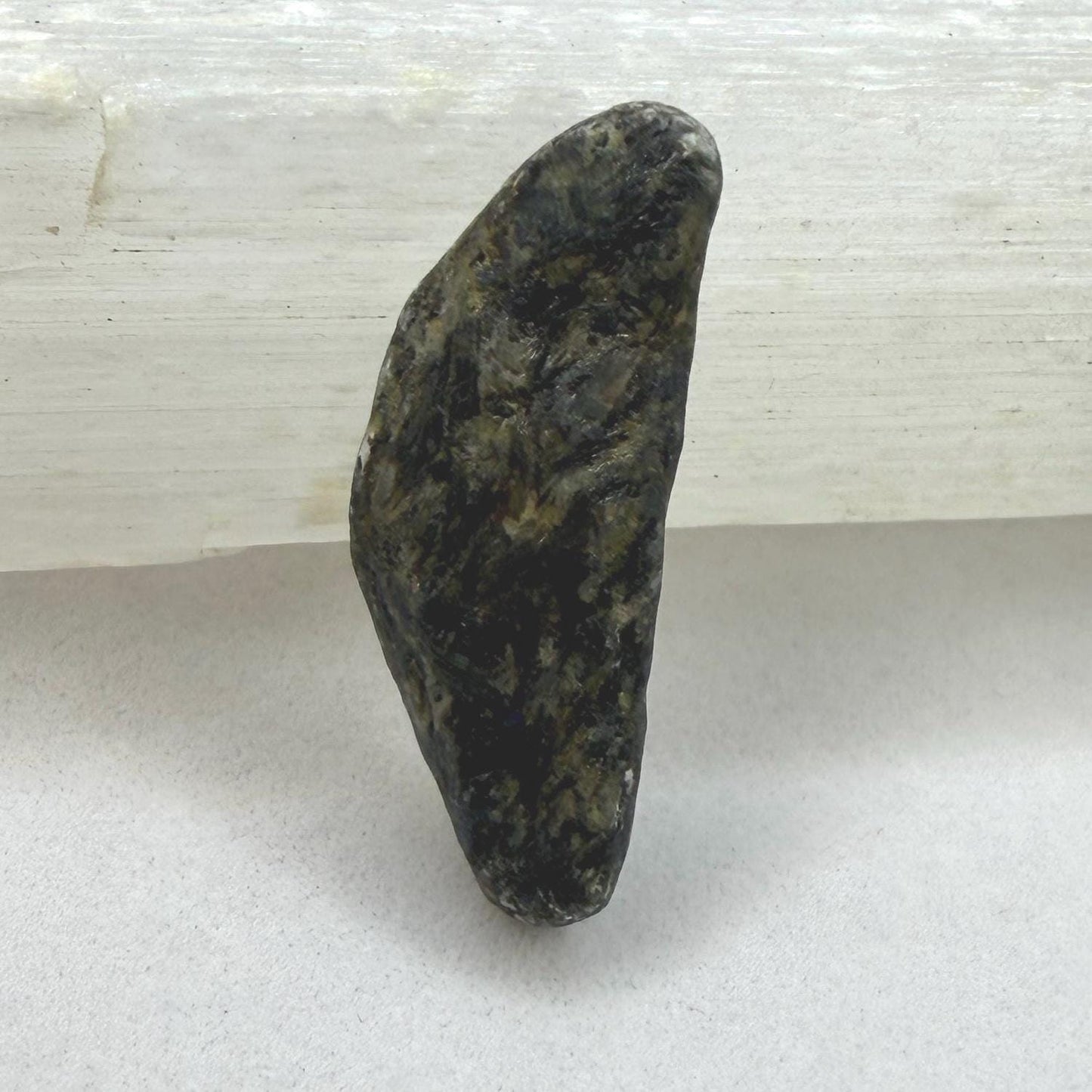Rare Nuummite Crystal Finland, Genuine Sorcerer’s Stone, Iridescent Stone, 2.84g