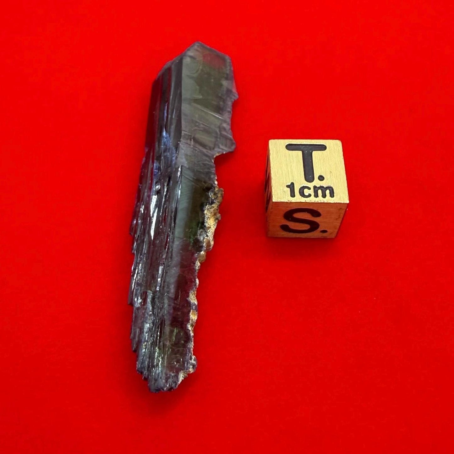 Rare Brazilian Vivianite Crystal: Reiki Energy Stone, Collector's Gem, 5.21g/26.05ct