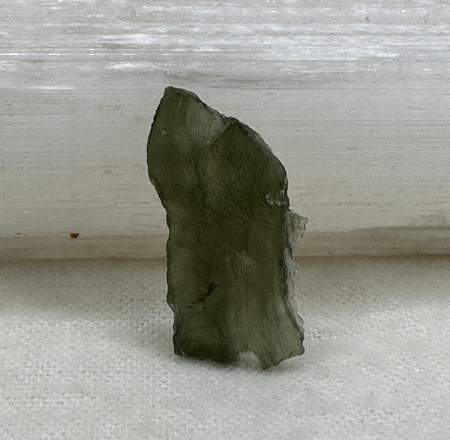 Moldavite Tektite Crystal Specimen, Spiritual Talisman (1.59 grams)
