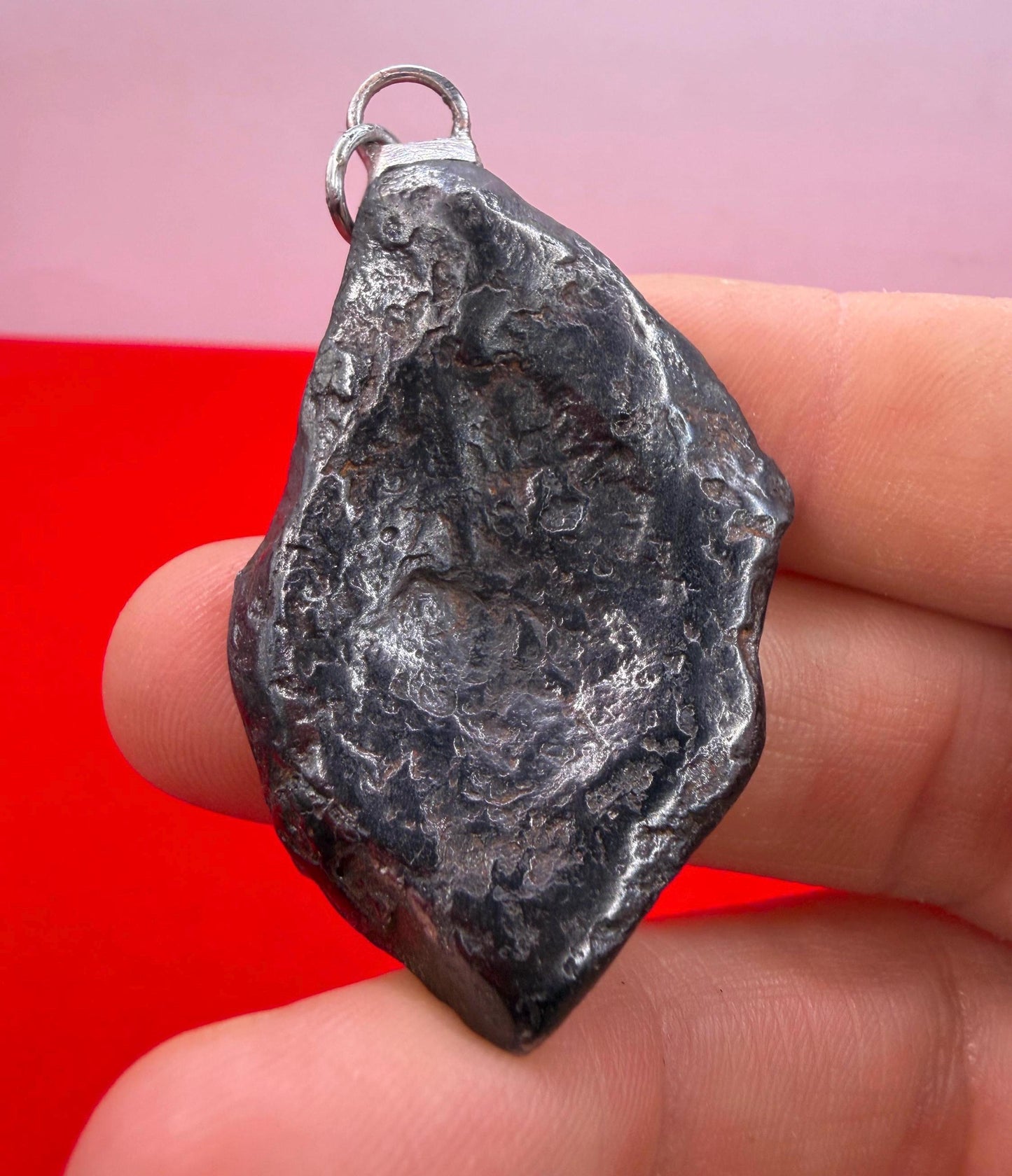 Canyon Diablo Iron Meteorite Pendant: Arizona Space Gift, 23.34 grams
