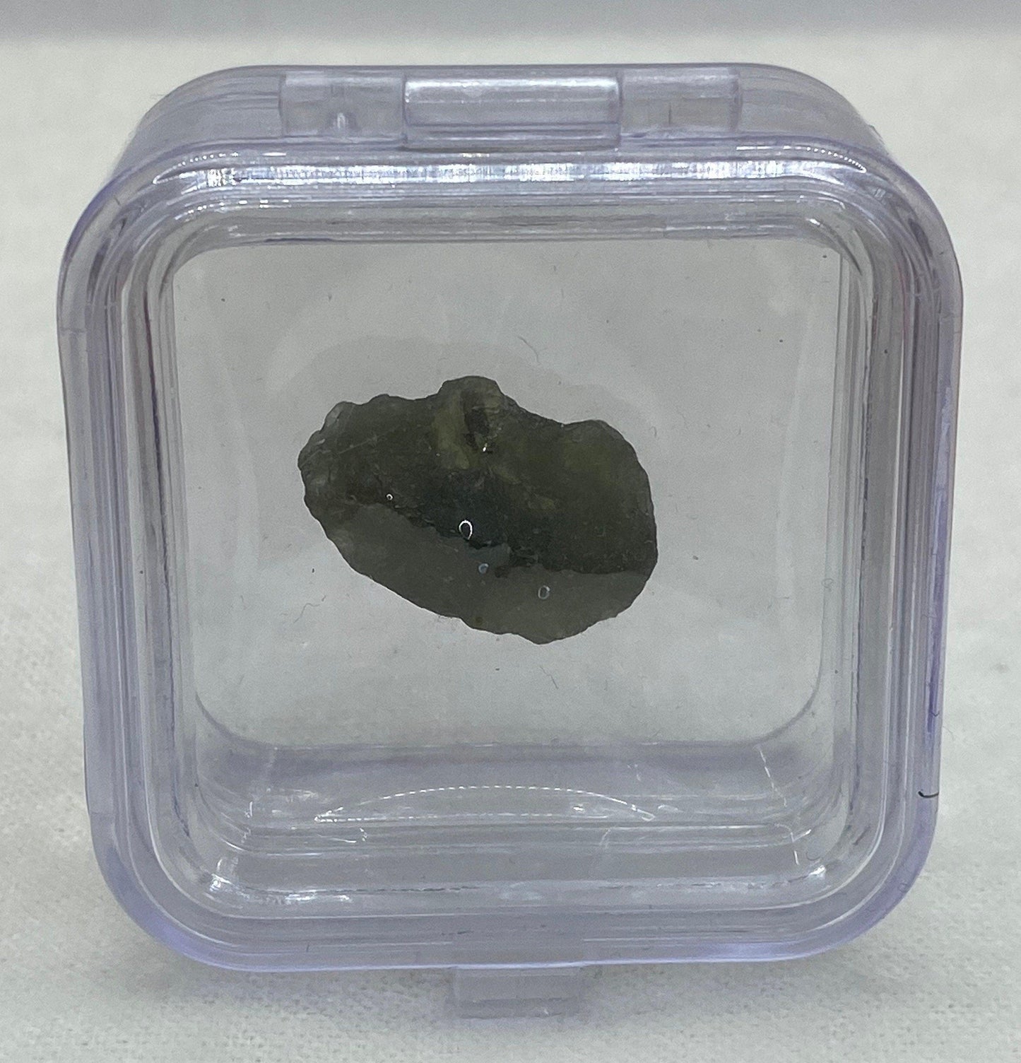 Triangular Moldavite Tektite Specimen, 3.23 grams