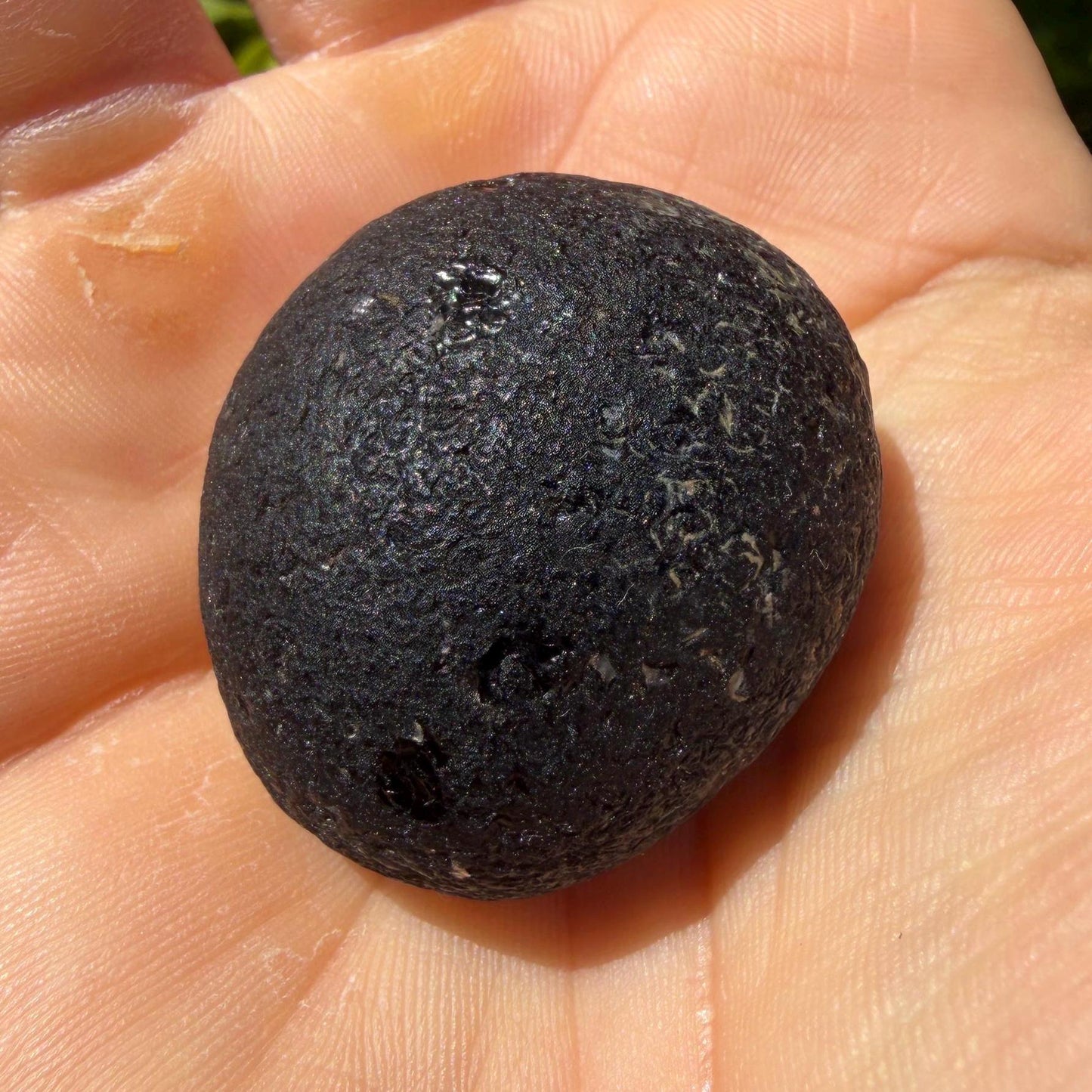 Saffordite Stone, Rare Cintamani, Arizona Tektite, 26.63 Grams